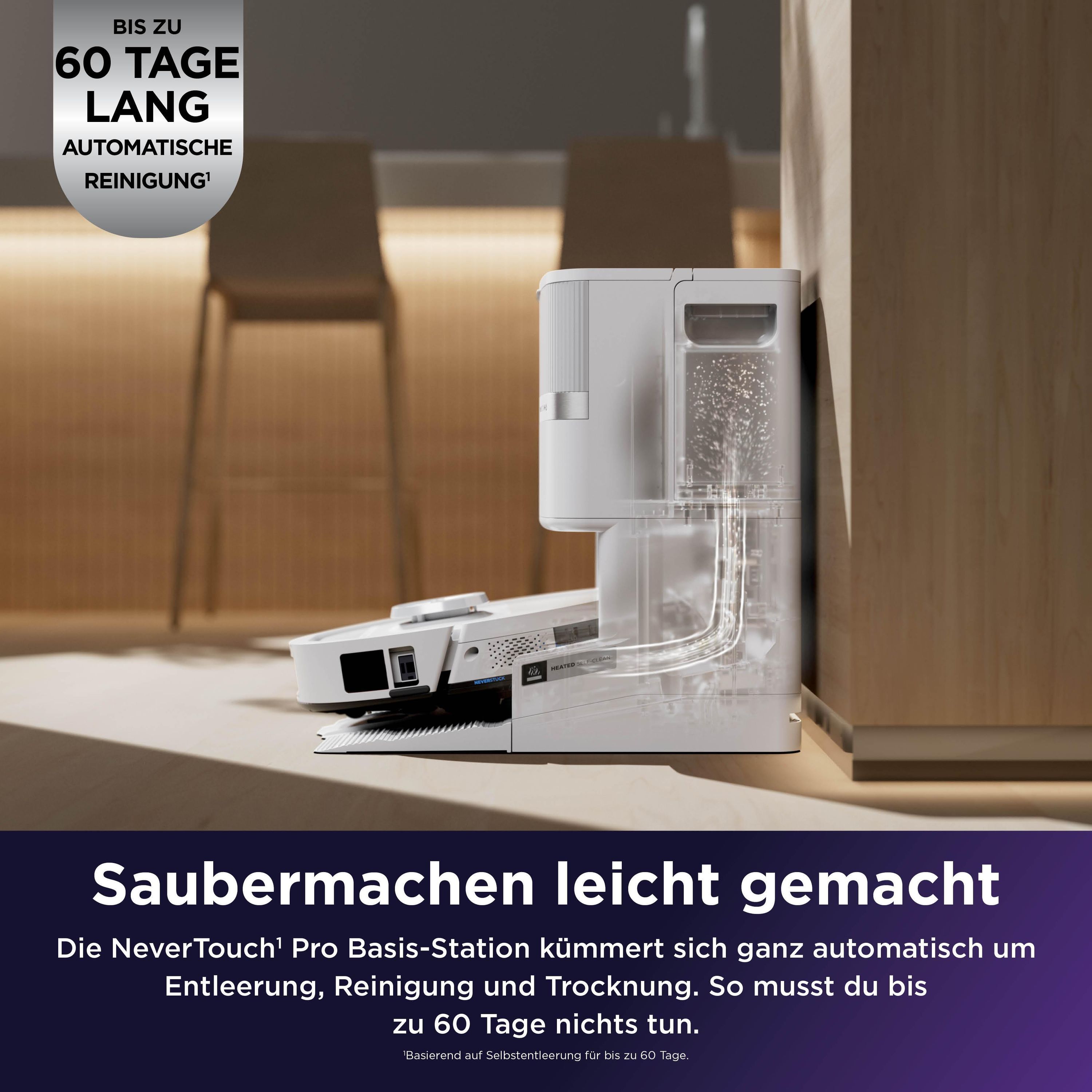Shark RV3010XEEUWH Saugroboter mit Wischfunktion