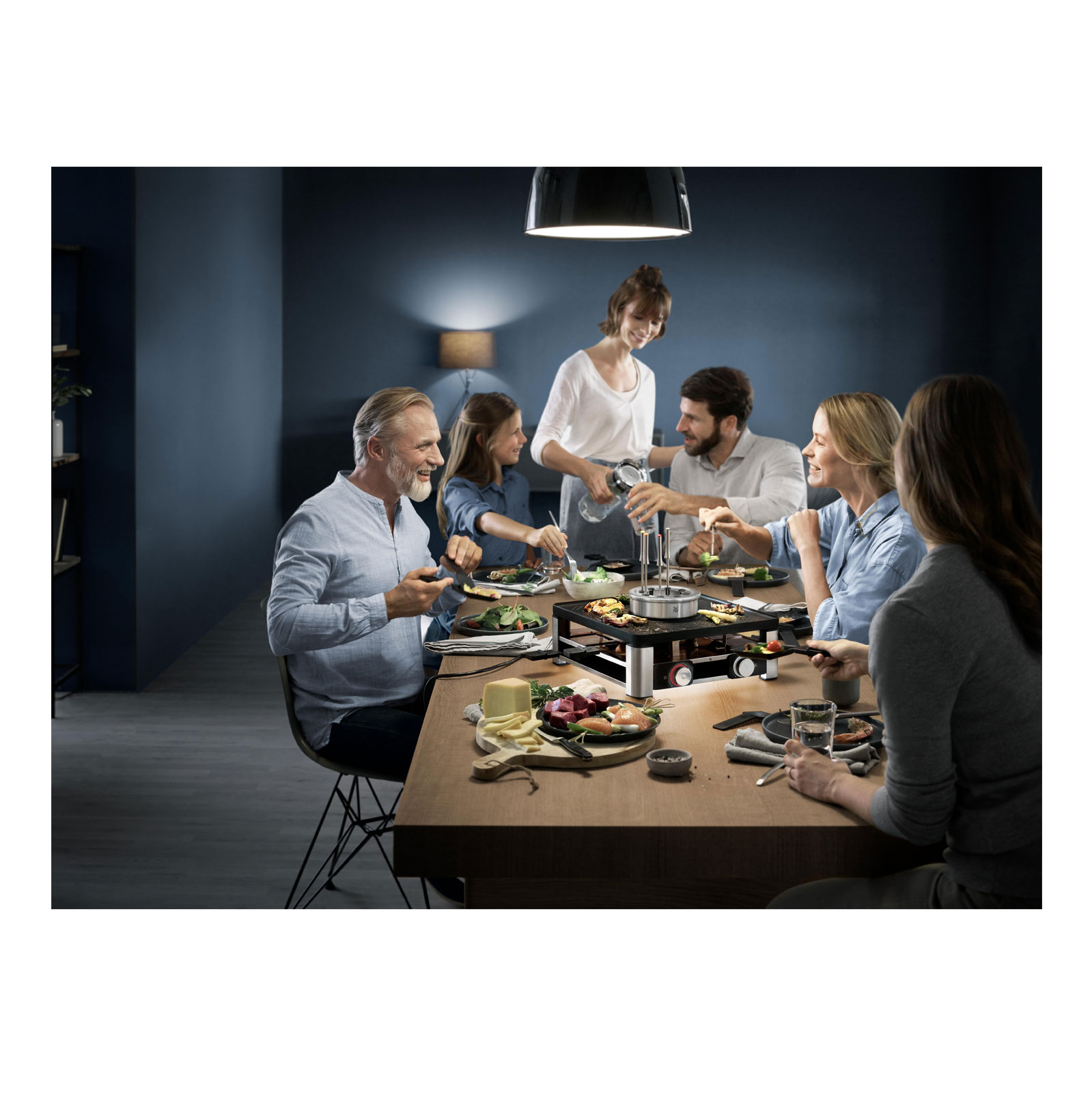 WMF Lumero 3in1 Gourmet Station für 8 Personen Raclette Fondue Kombi WMF Lumero 3in1 Gourmet Station für 8 Personen Raclette Fondue Kombi