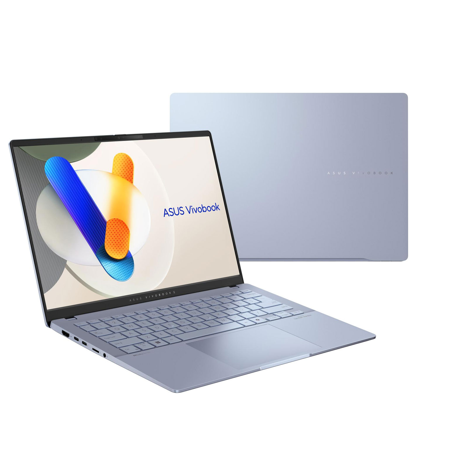 ASUS Notebook VivoBook S 14 OLED, Blau, 14 Zoll, WQXGA+, Intel Core Ultra 5 125H, 16 GB, 512 GB M.2 SSD, Intel Arc (120 Hz, 0,2 ms, S5406MA-PP018W)