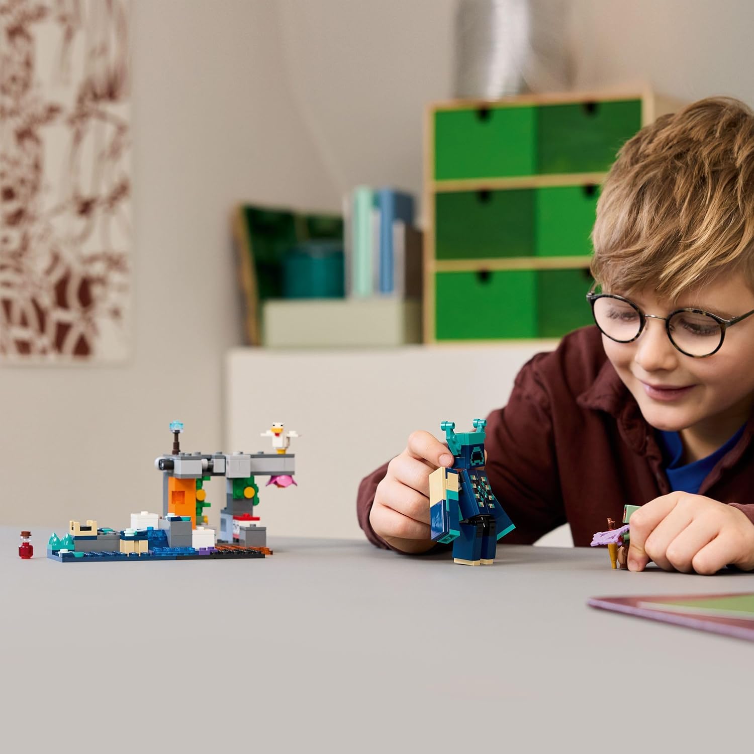 LEGO Minecraft Begegnung mit dem Wächter 21274