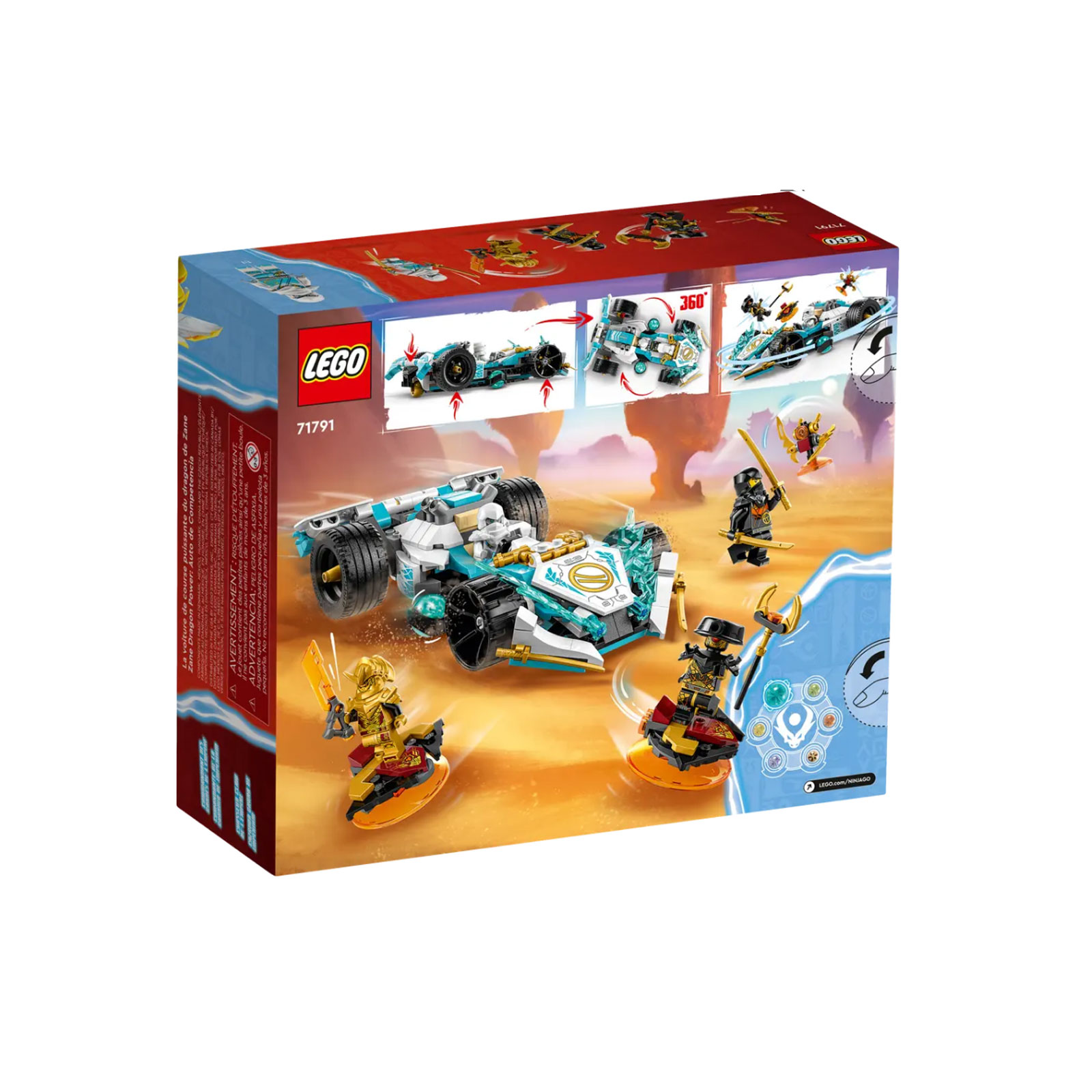 Lego Zanes Drachenpower-Spinjitzu-Rennwagen (71791)