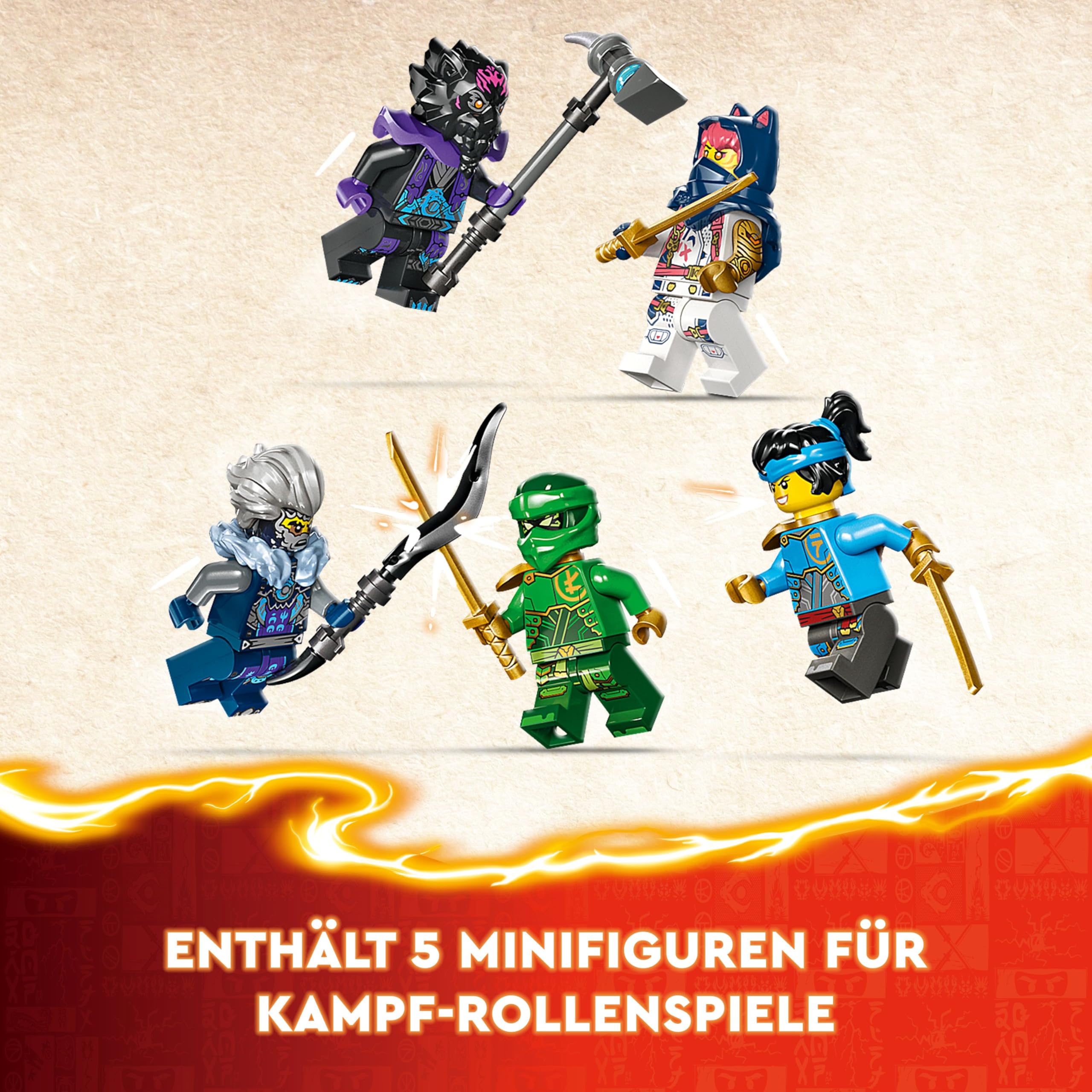 LEGO NINJAGO Egalt der Meisterdrache, Ninja-Set mit Drachen-Spielzeug 71809