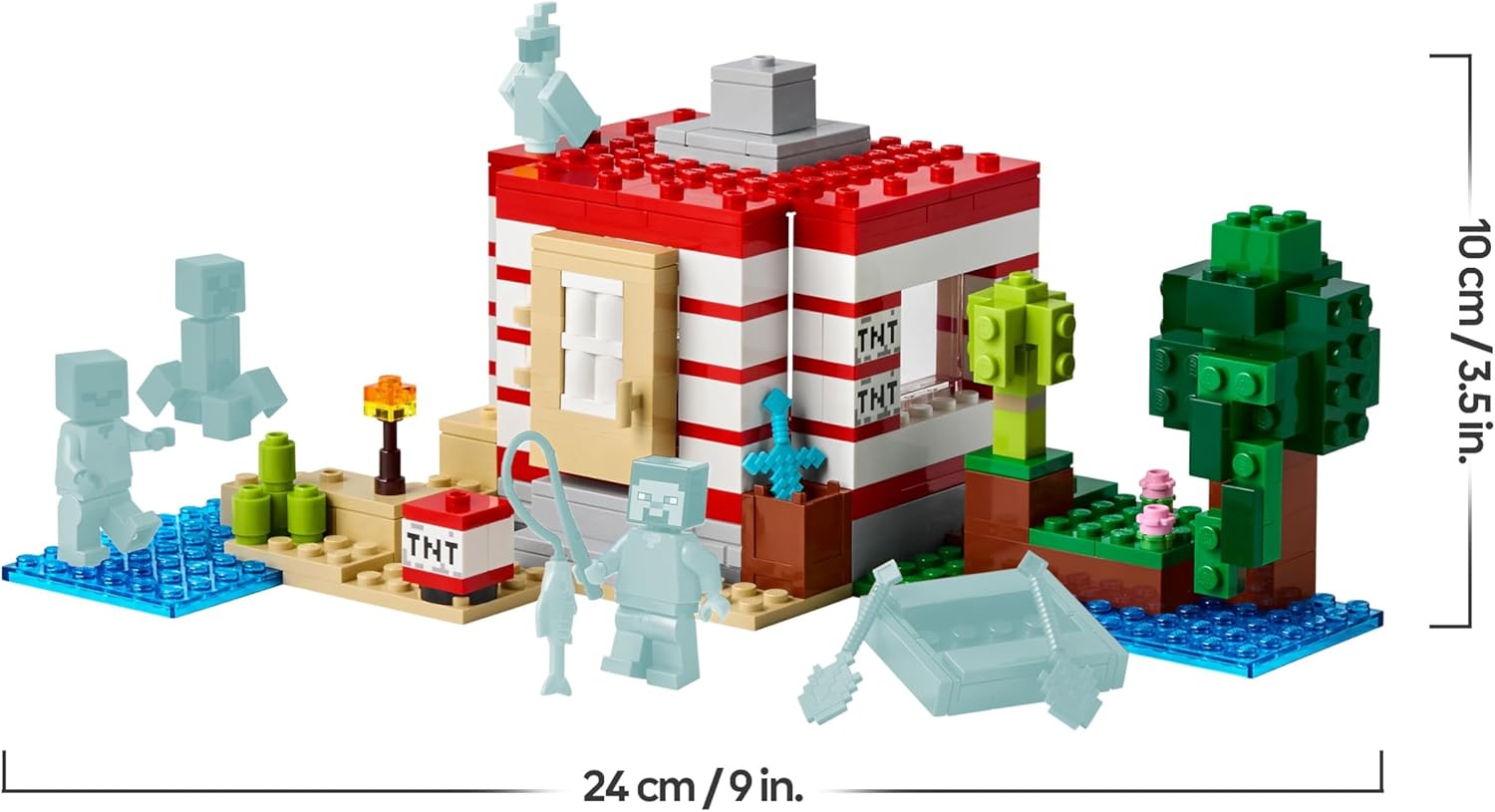 LEGO Minecraft Das TNT-Dschungelhaus 21275
