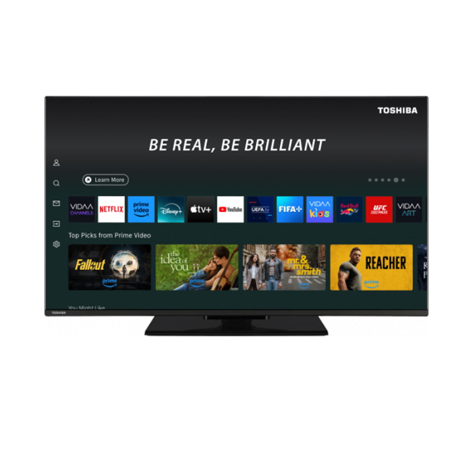 TOSHIBA TOS 40QV3F63DA LED TV
