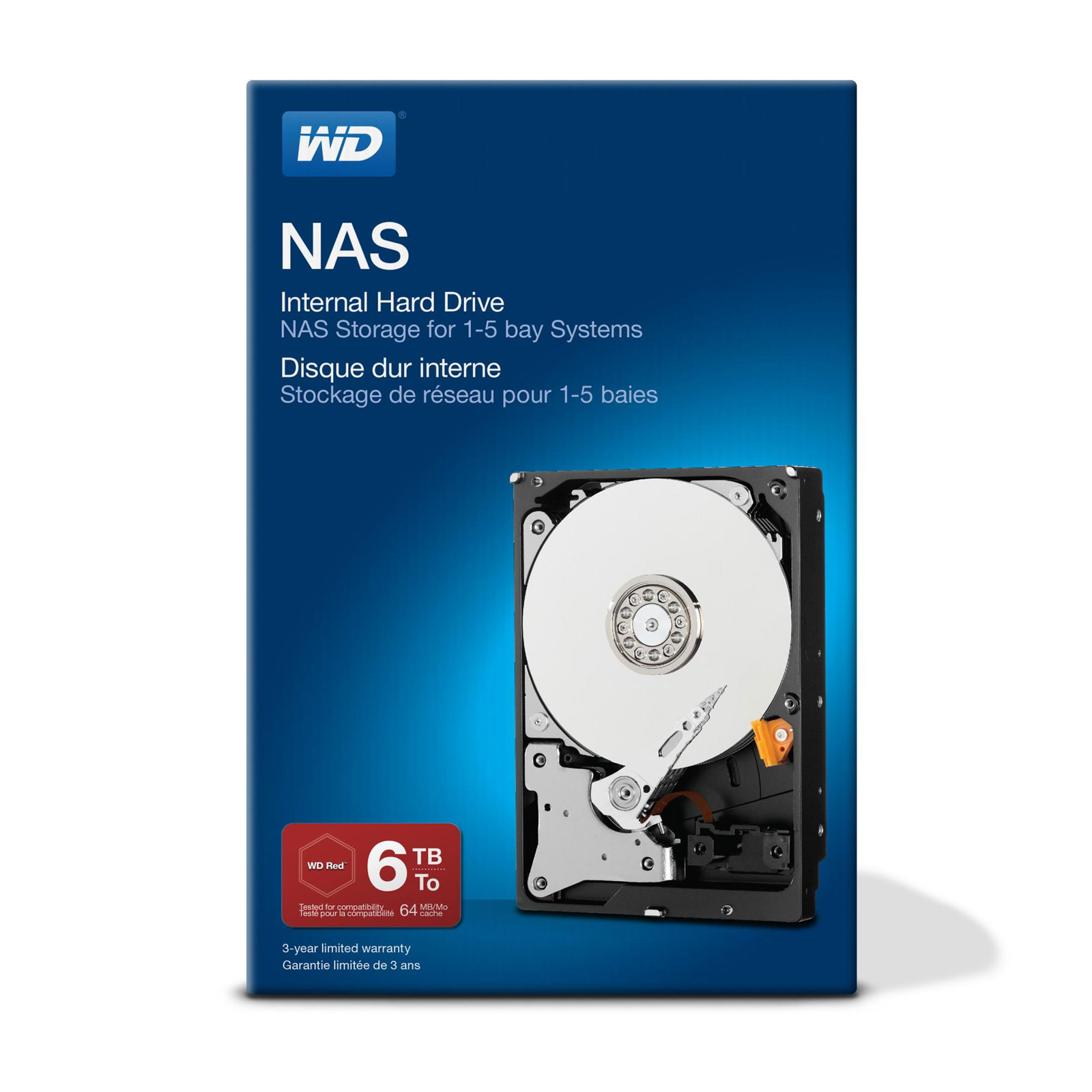 WD (Western Digital) NAS Server Red Desktop 3,5" 6TB