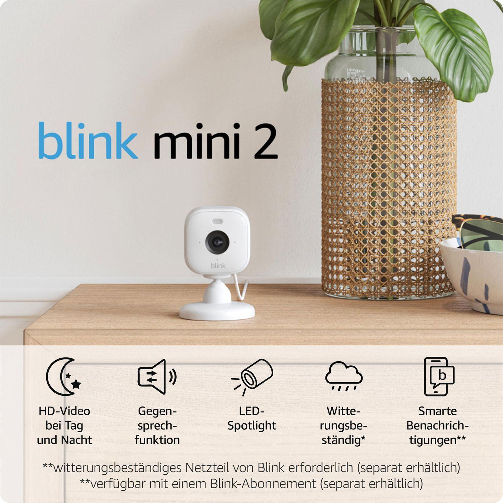 BLINK MINI 2 - 1 Kamera