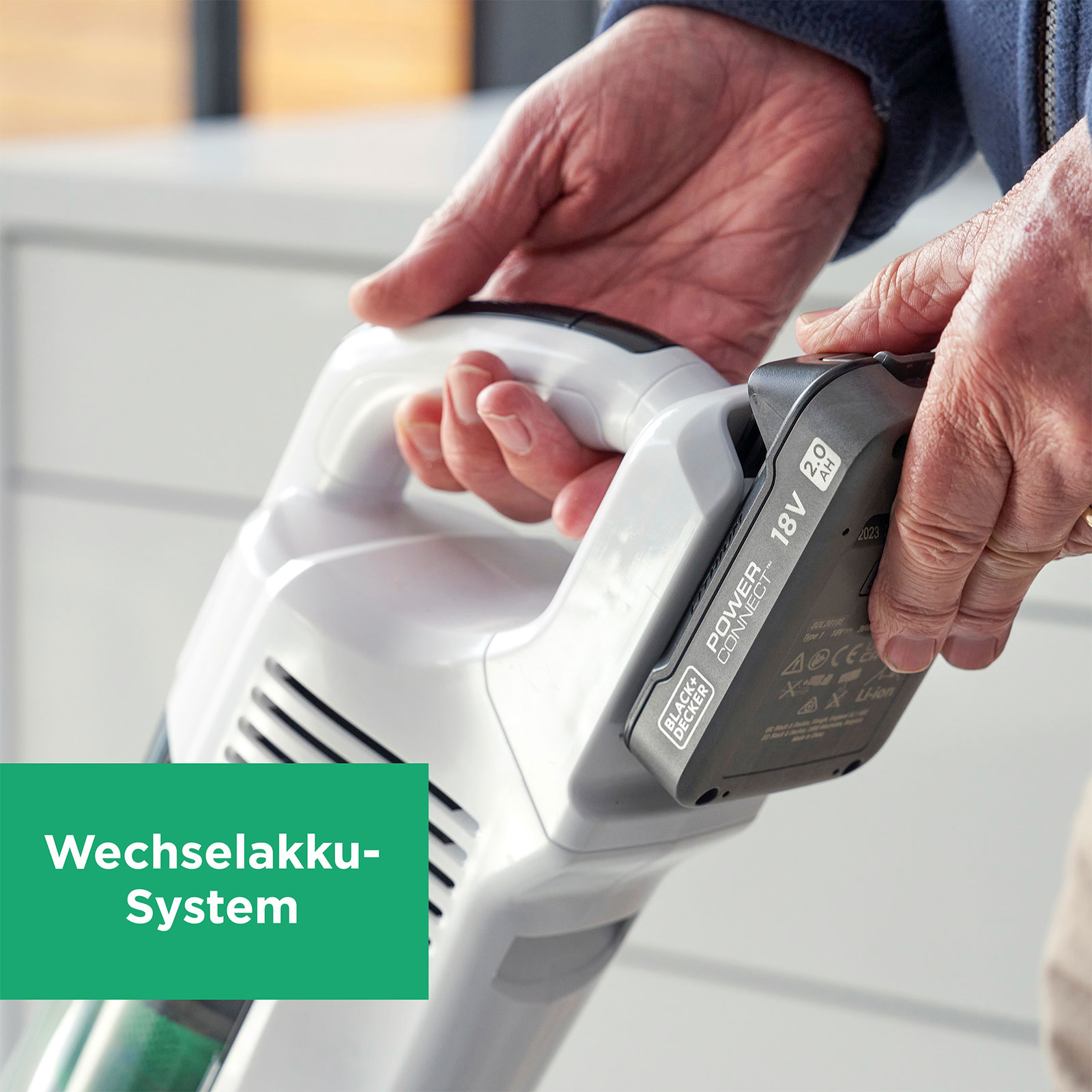 Black + Decker REVSV18D1 Akku Staubsauger LED-Bodendüse Bodensensor Black + Decker REVSV18D1 Akku Staubsauger LED-Bodendüse Bodensensor