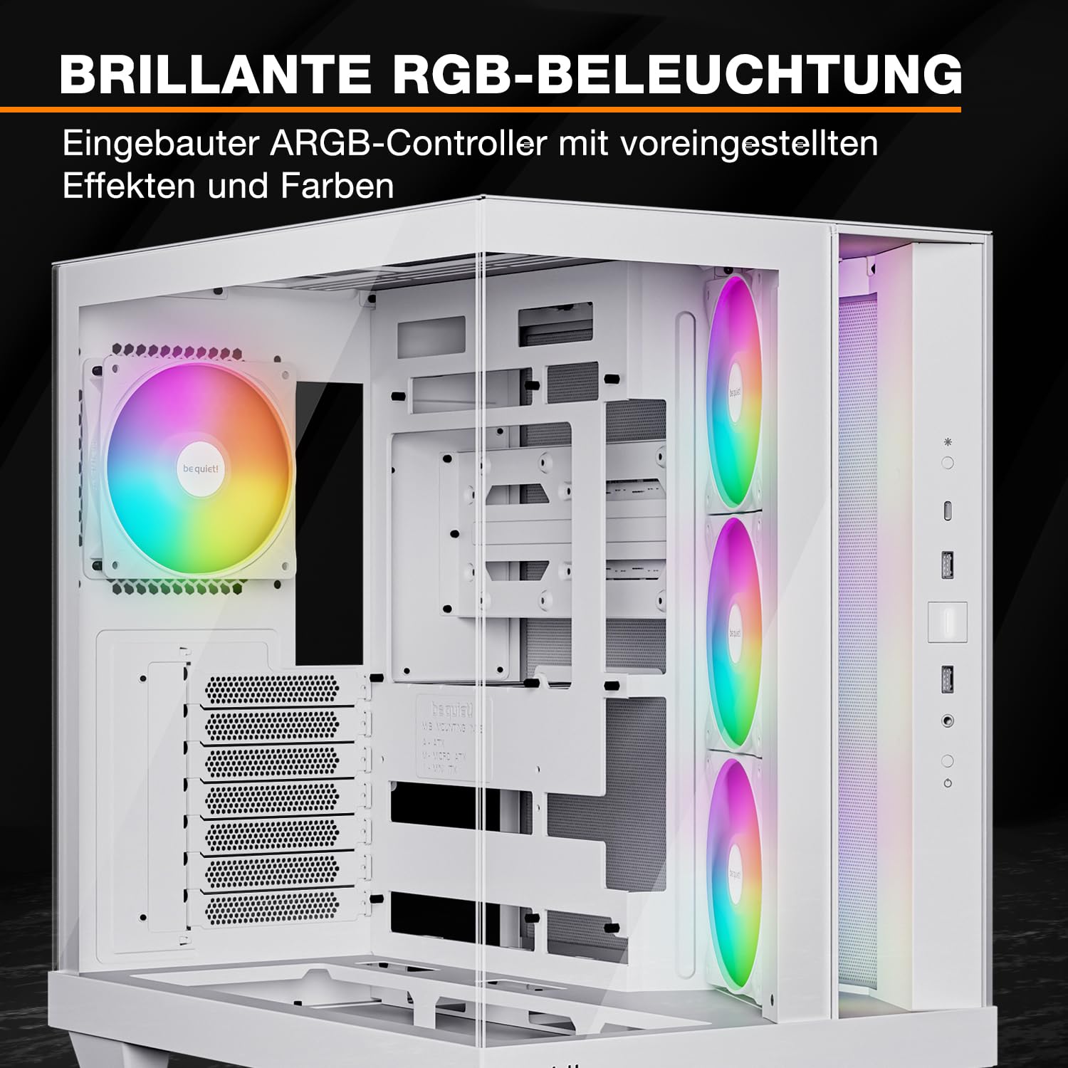 be quiet! Light Base 500 LX White PC-Gehäuse