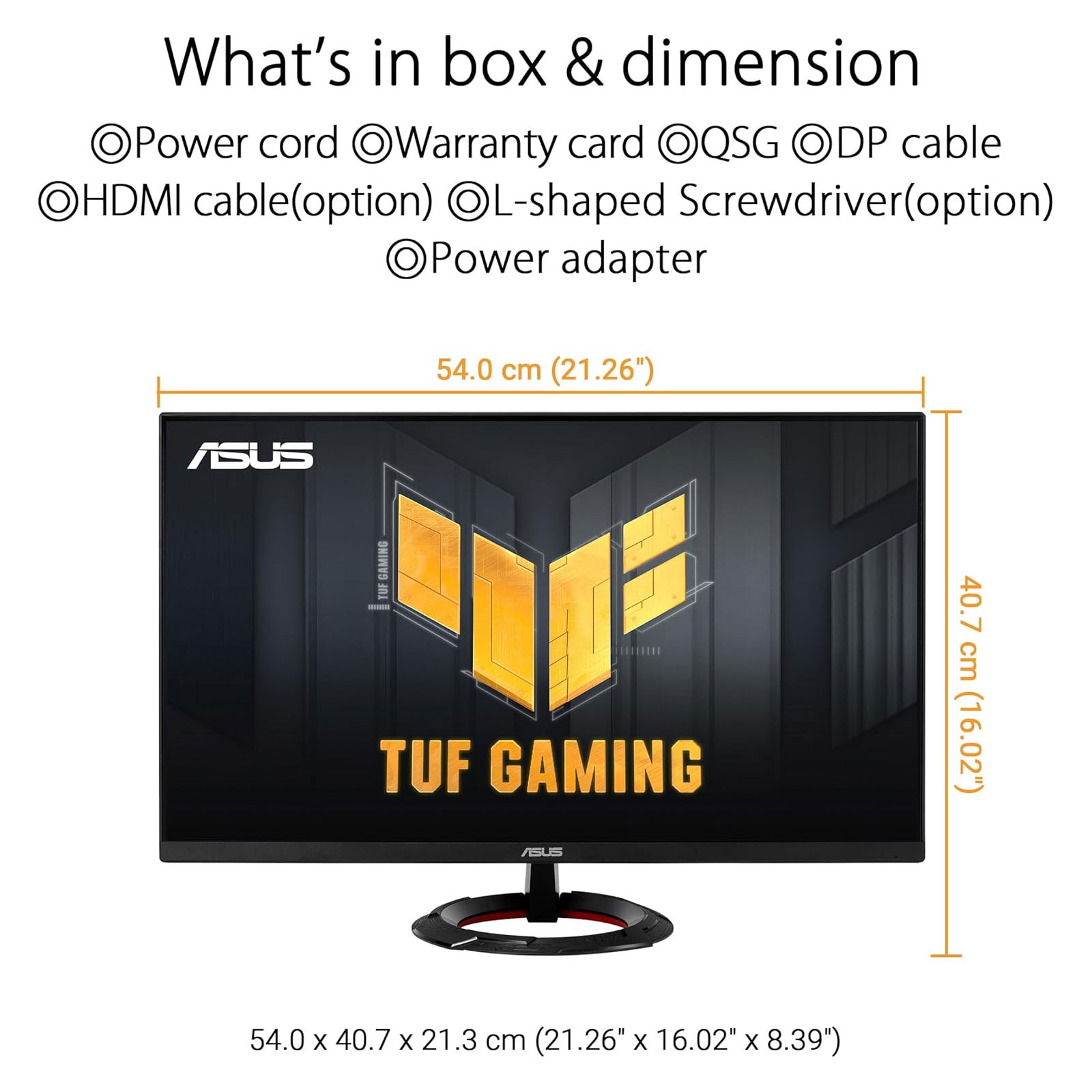 ASUS TUF Gaming VG249Q3R Gaming-Monitor