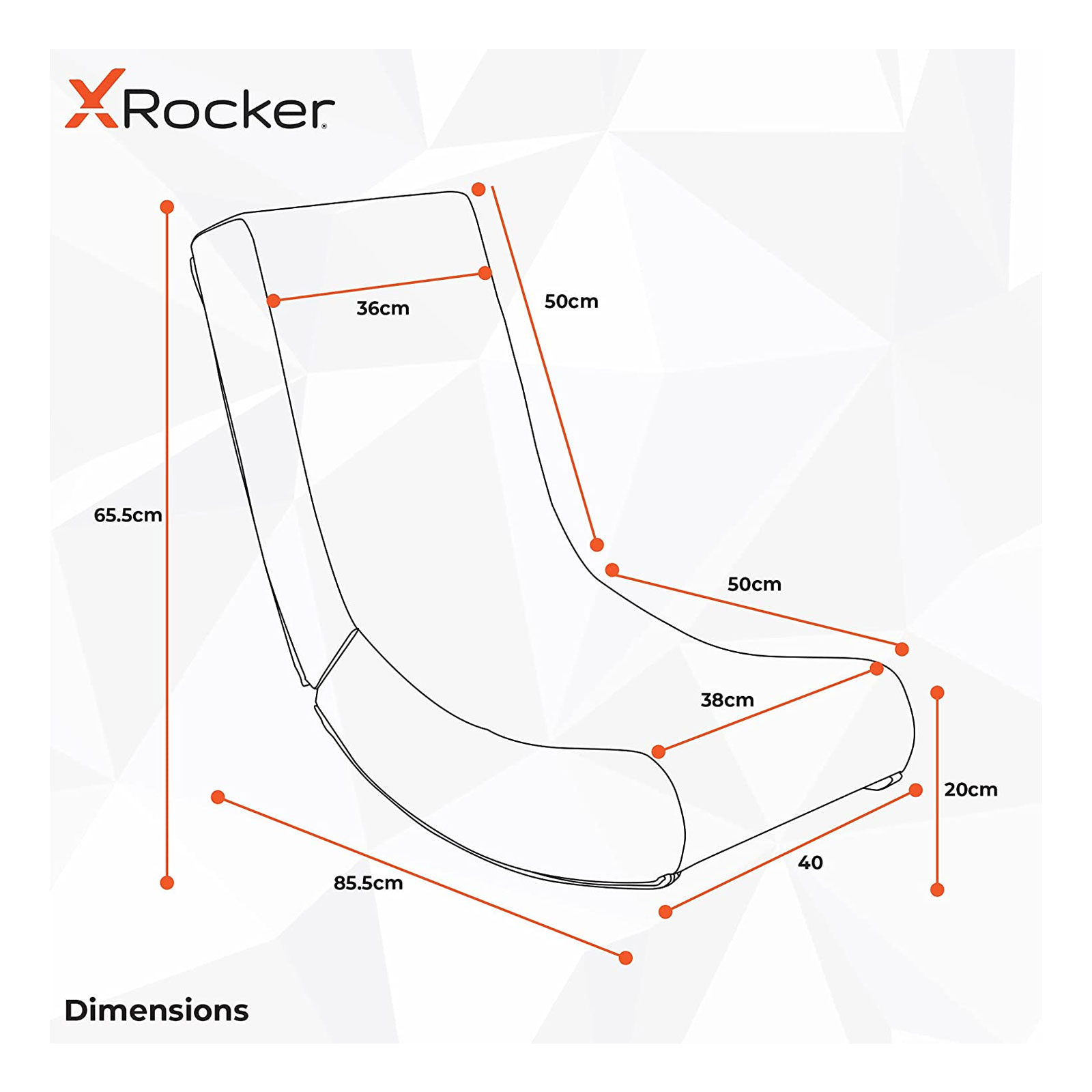 VIDEO ROCKER GAMING BODENSESSEL - NEO HEX EDITION