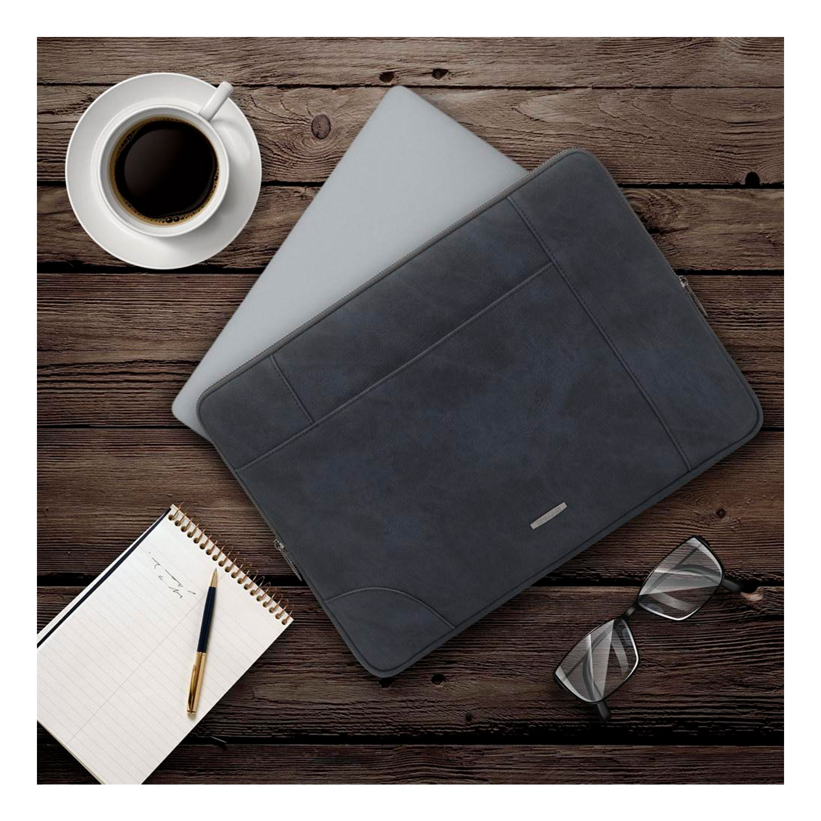 Rivacase 8861 Business-Rucksack Lantau 15.6", black mélange (Passend für MacBook Pro 16)