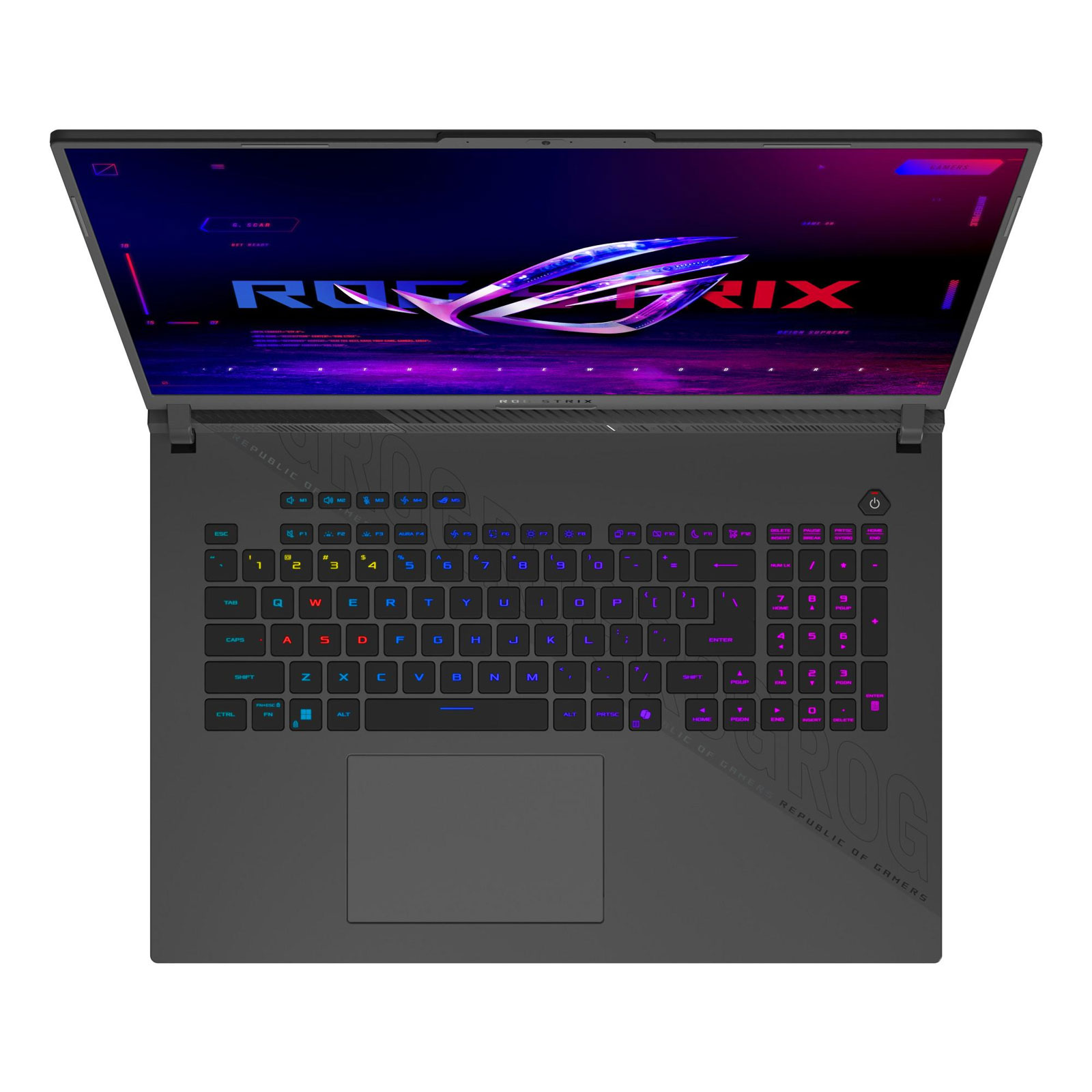 ASUS Gaming-Notebook ROG Strix G18 G814PM-S9010W, 18 Zoll, WQXGA, AMD Ryzen 9 8940HX, 32GB, 1 TB SSD, GeForce RTX 5060 (Eclipse Gray, IPS, 16:10, 240Hz, 3ms, entspiegelt, 500 cd/m², 100% DCI-P3, NanoEdge)
