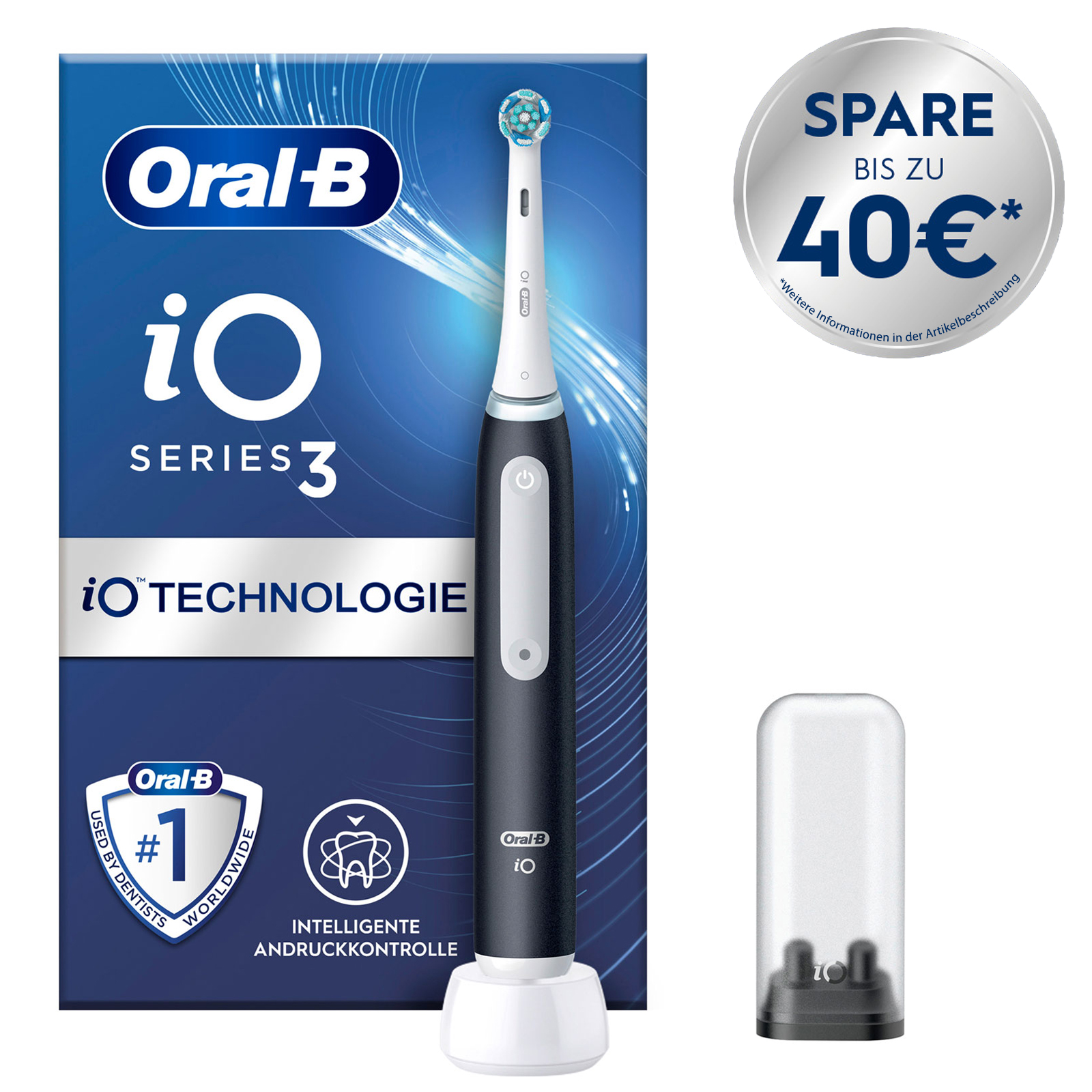 Oral-B Zahnbürste iO 3 Matt Black