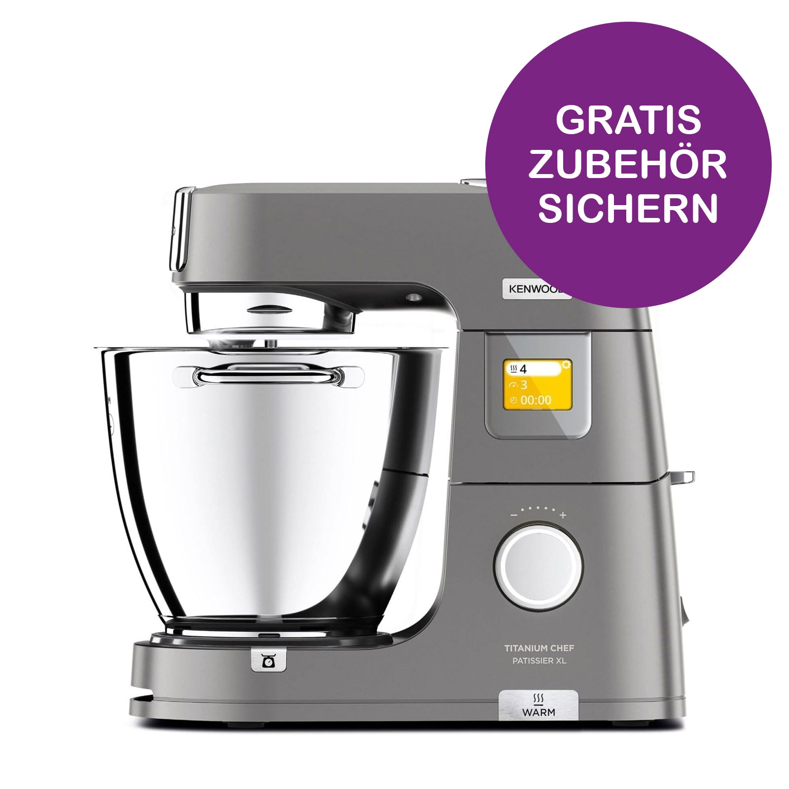 Kenwood KWL90.244SI Titanium Chef Patissier XL Küchenmaschine