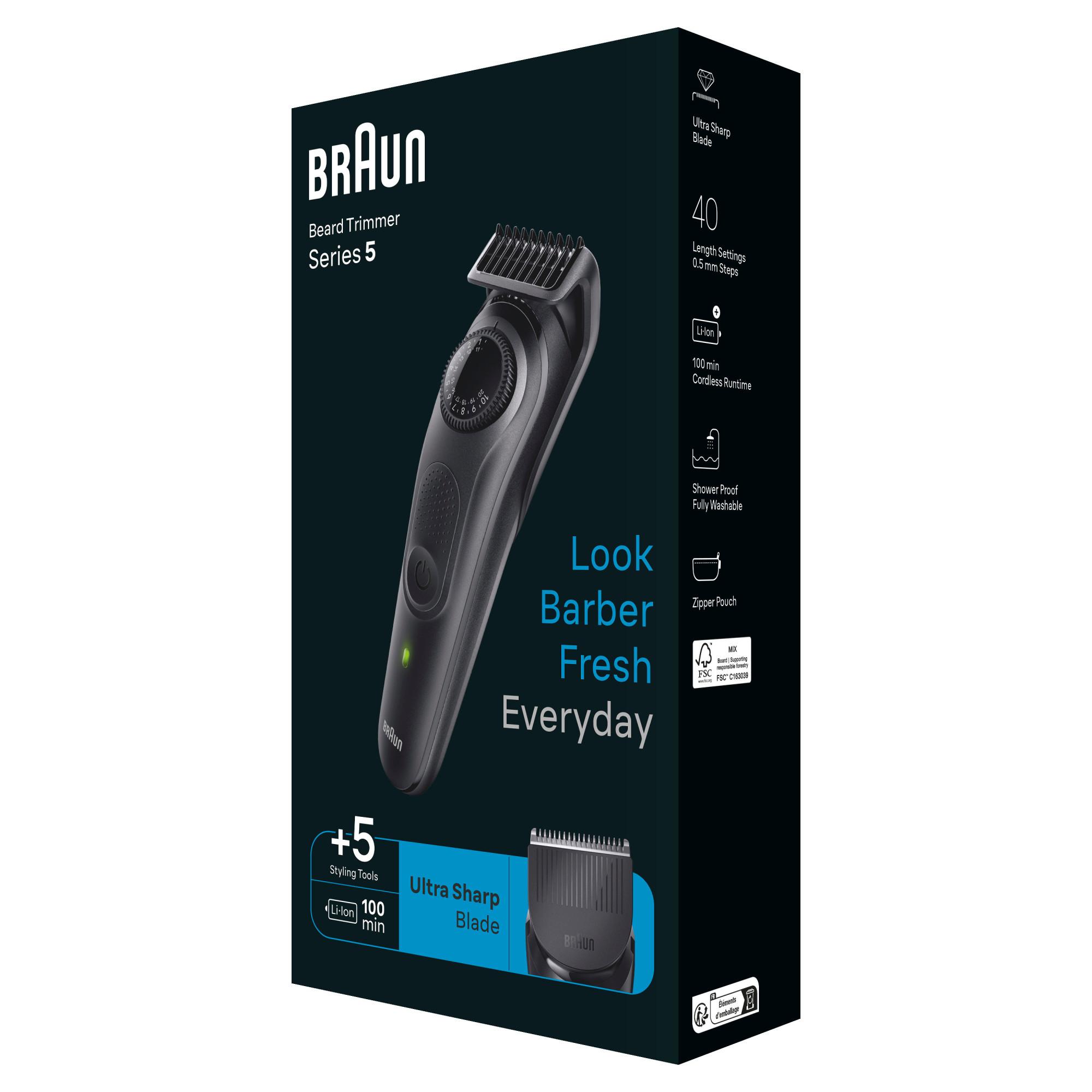 Braun Series 5 BT5420 Barttrimmer mit Styling-Tools