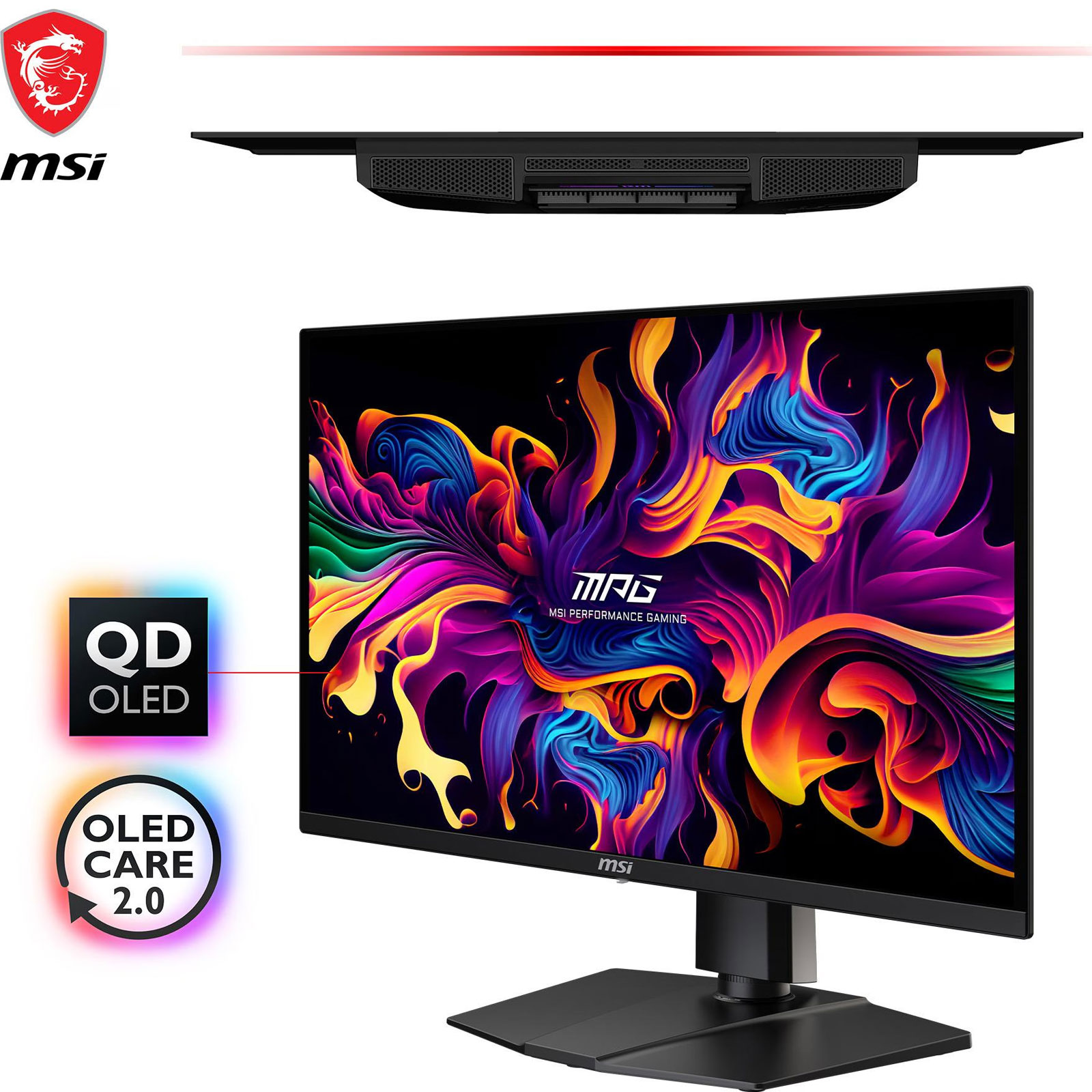 MSI MPG 321URXWDE QD-OLED, Schwarz, 31,5 Zoll, 4K, QD-OLED, 0,03 ms MSI MPG 321URXWDE QD-OLED, Schwarz, 31,5 Zoll, 4K, QD-OLED, 0,03 ms