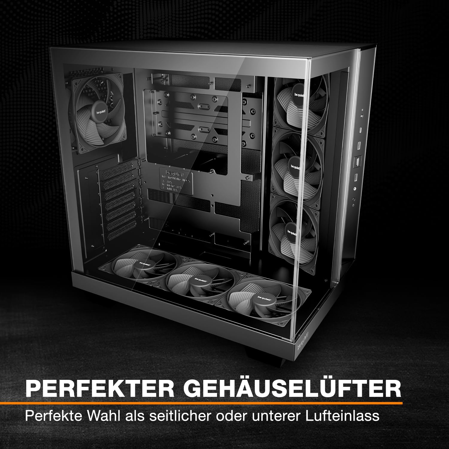 be quiet! Pure Wings 3 120mm PWM Reverse Lüfter Triple Pack, 3 Lüfter