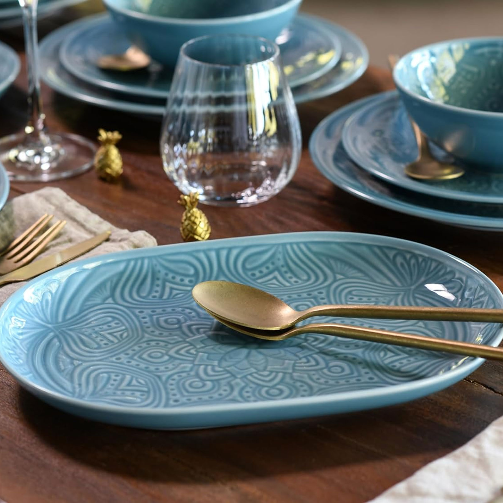 CreaTable Orient Mandala 21625 Platten Set, 2-teilig