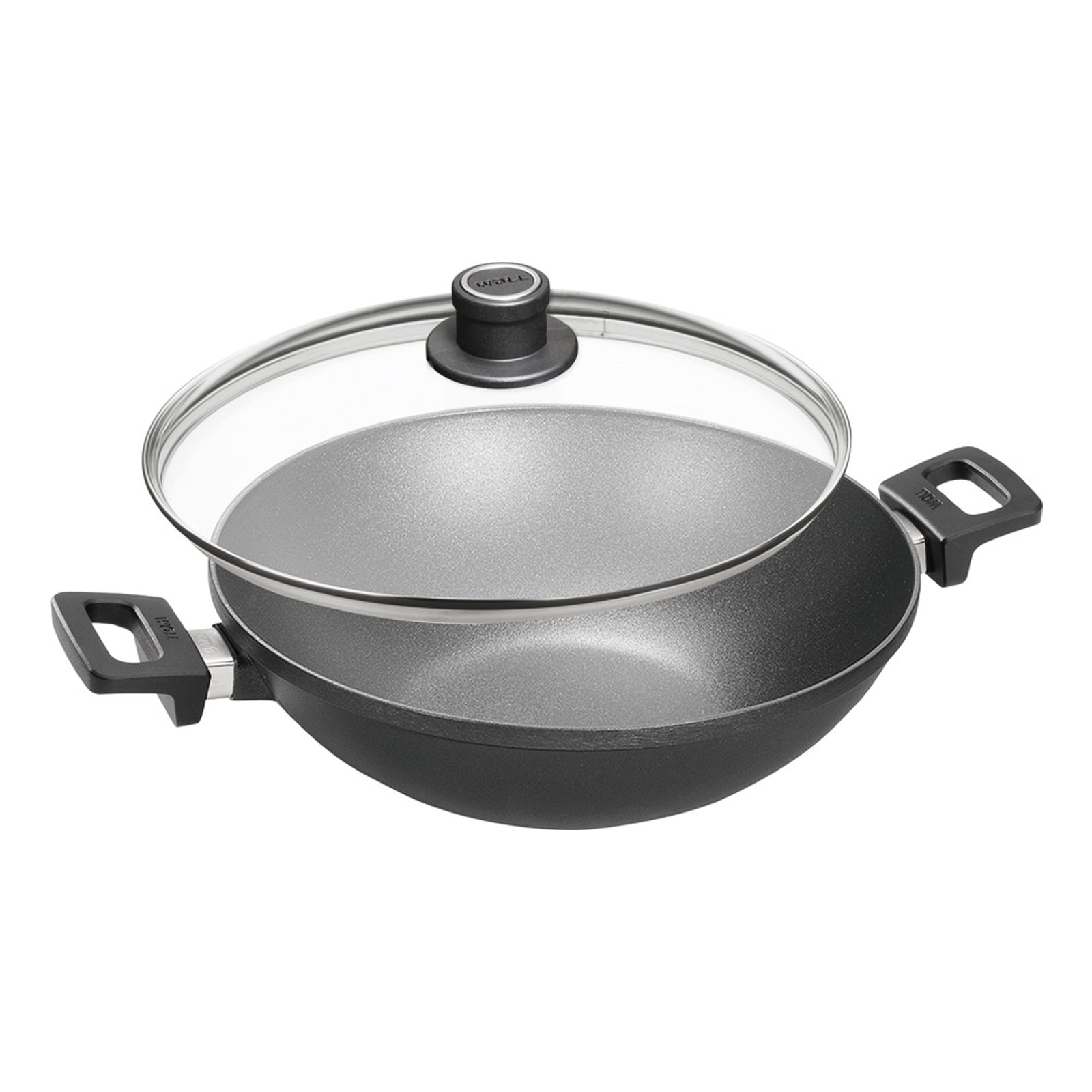 Woll 1132ILL Guss-Wok 32 cm Titanium Nowo Induktion