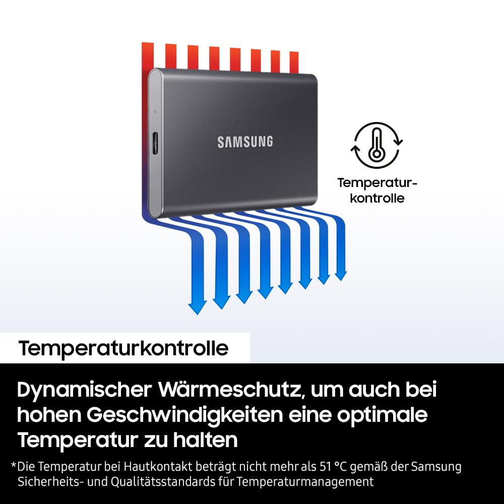 Samsung Portable SSD T7, SSD 1 TB