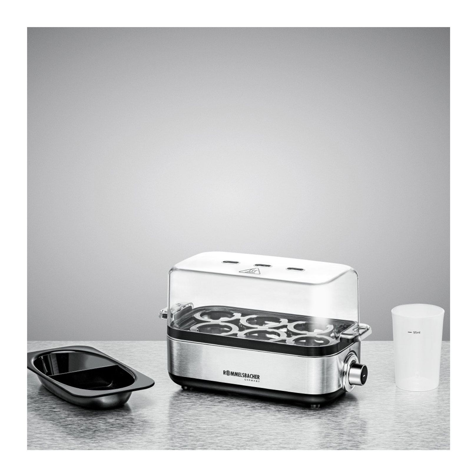 Rommelsbacher ER 600 Eierkocher Edelstahl Rommelsbacher ER 600 Eierkocher Edelstahl