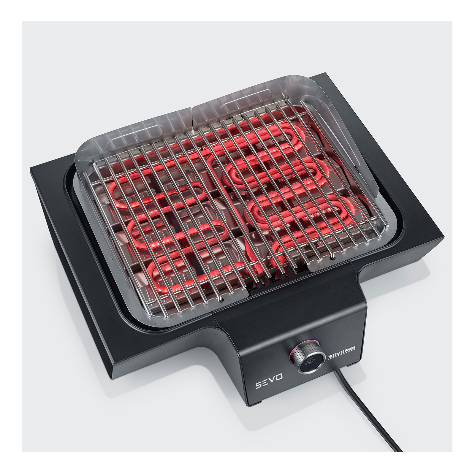 Severin PG 8107 Sevo GTS Standgrill schwarz / silber