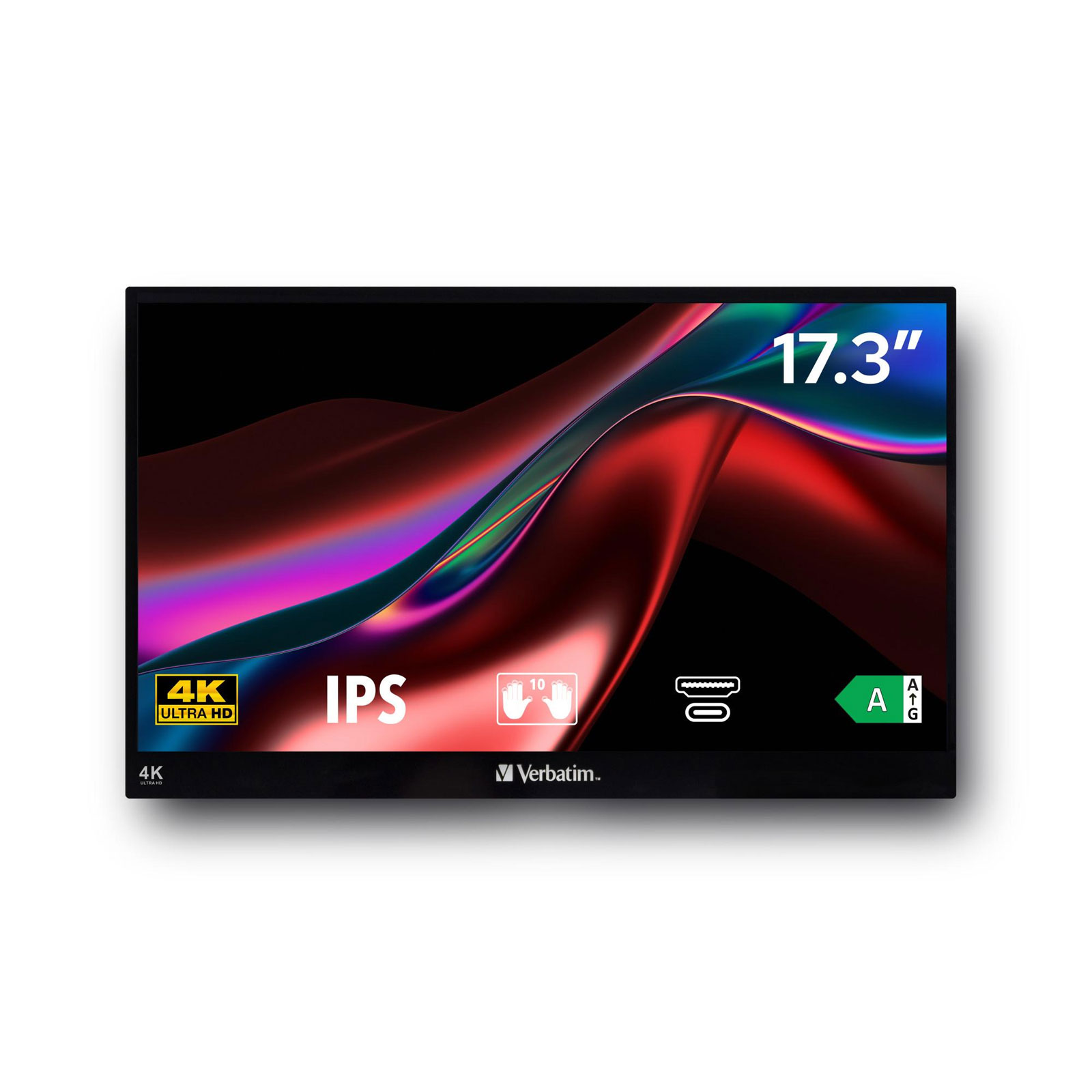 Verbatim PMT-17-4K Tragbarer Touchscreen-Monitor