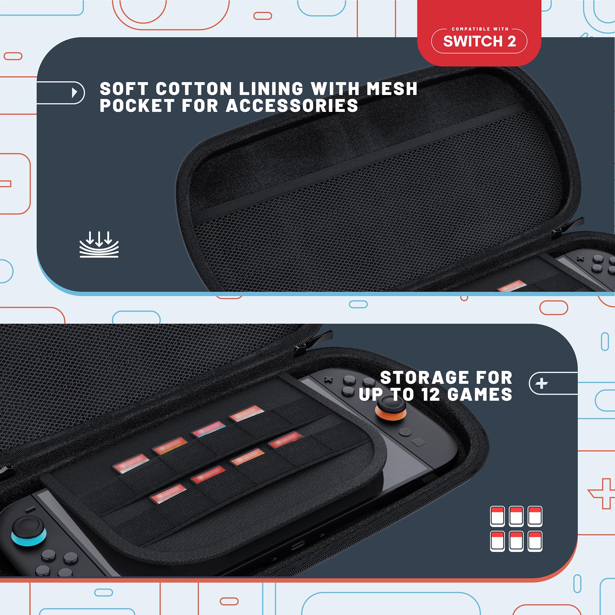 STEALTH Handheld-Konsolen-Tasche Reiseset