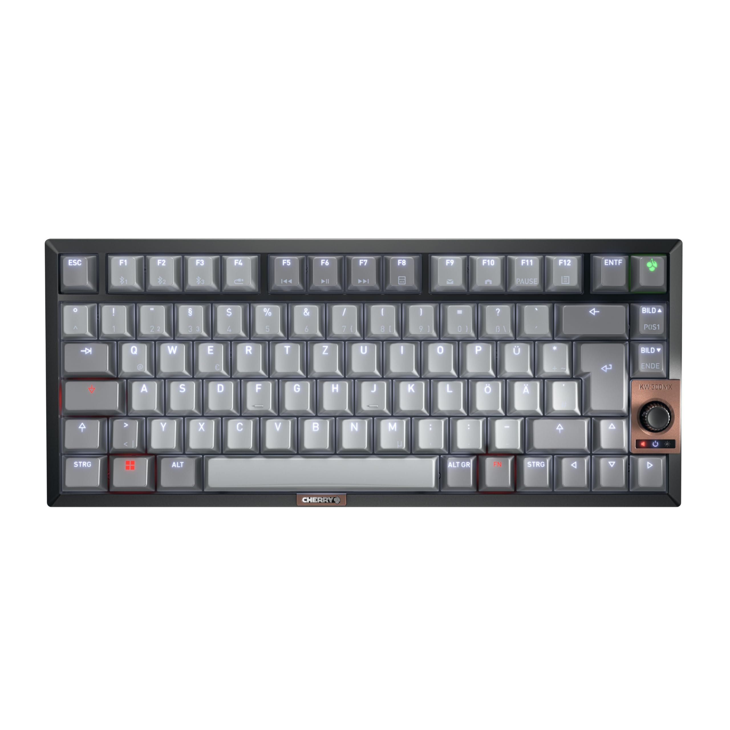 CHERRY KW 300 MX, Kompakte Mechanische Hot-Swap-Tastatur