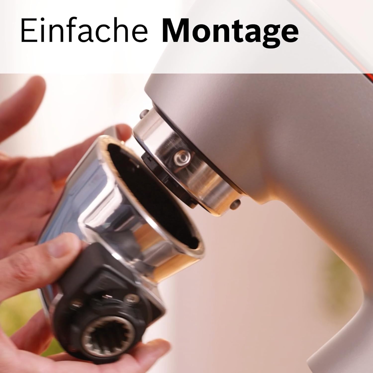 Bosch Adapter MUZ9AD1 für Bosch Serie 8 Fleischwolf, Trommel-Schnitzelwerk und Profi-Pastavorsätze Bosch Adapter MUZ9AD1 für Bosch Serie 8 Fleischwolf, Trommel-Schnitzelwerk und Profi-Pastavorsätze