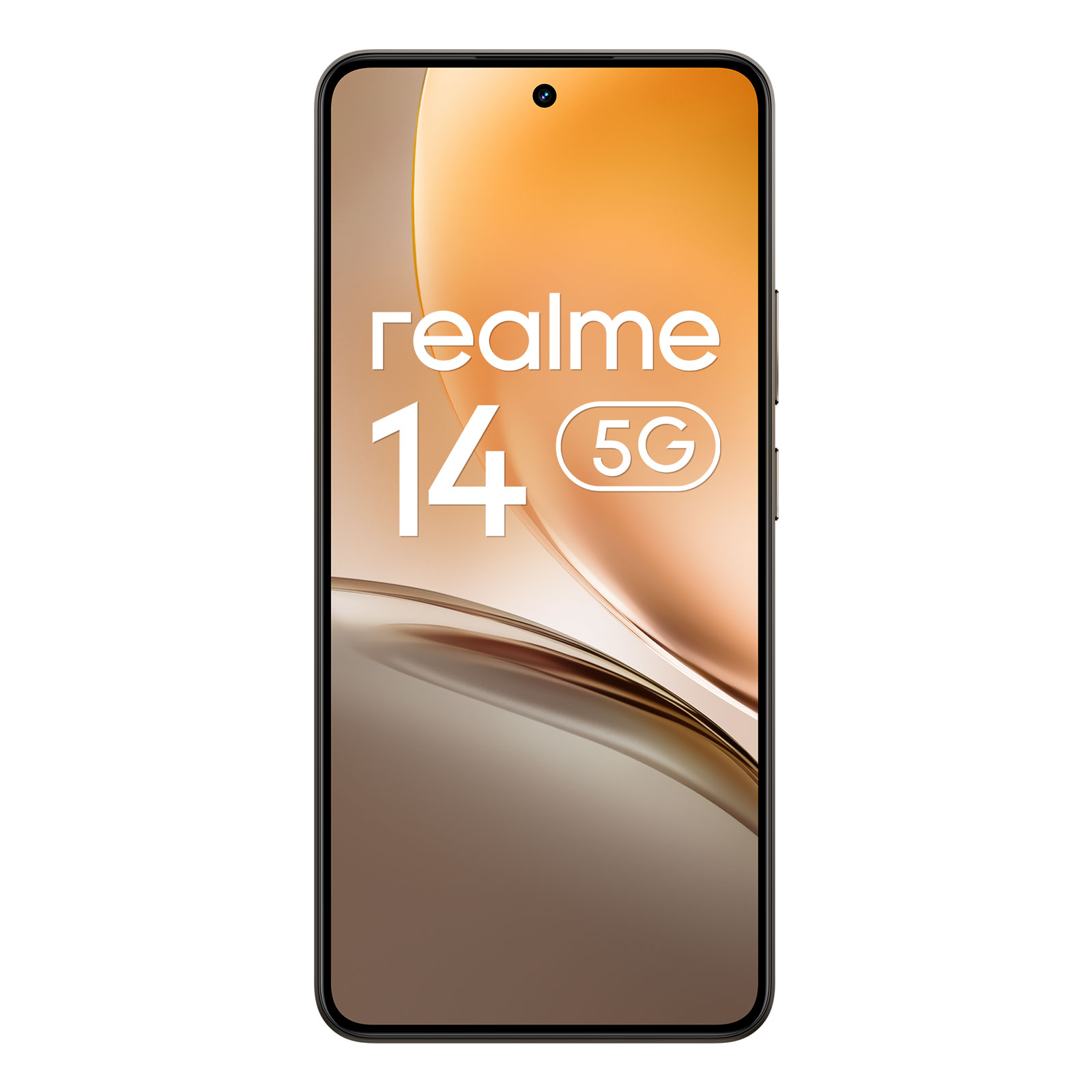 realme 14 5G, 8GB+256GB Storm Titanium Smartphone (6,67 Zoll, 50 MP, 6000-mAh, Octa-Core, Fingerabdrucksensor, braun)