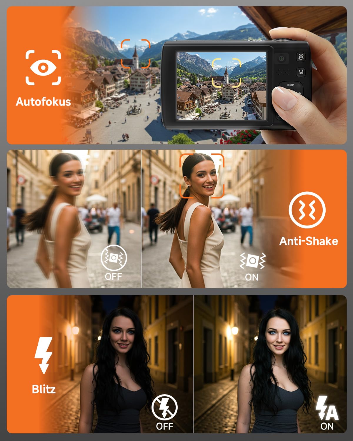 ROLLEI Powerflex Compact Kompaktkamera Digitalkamera