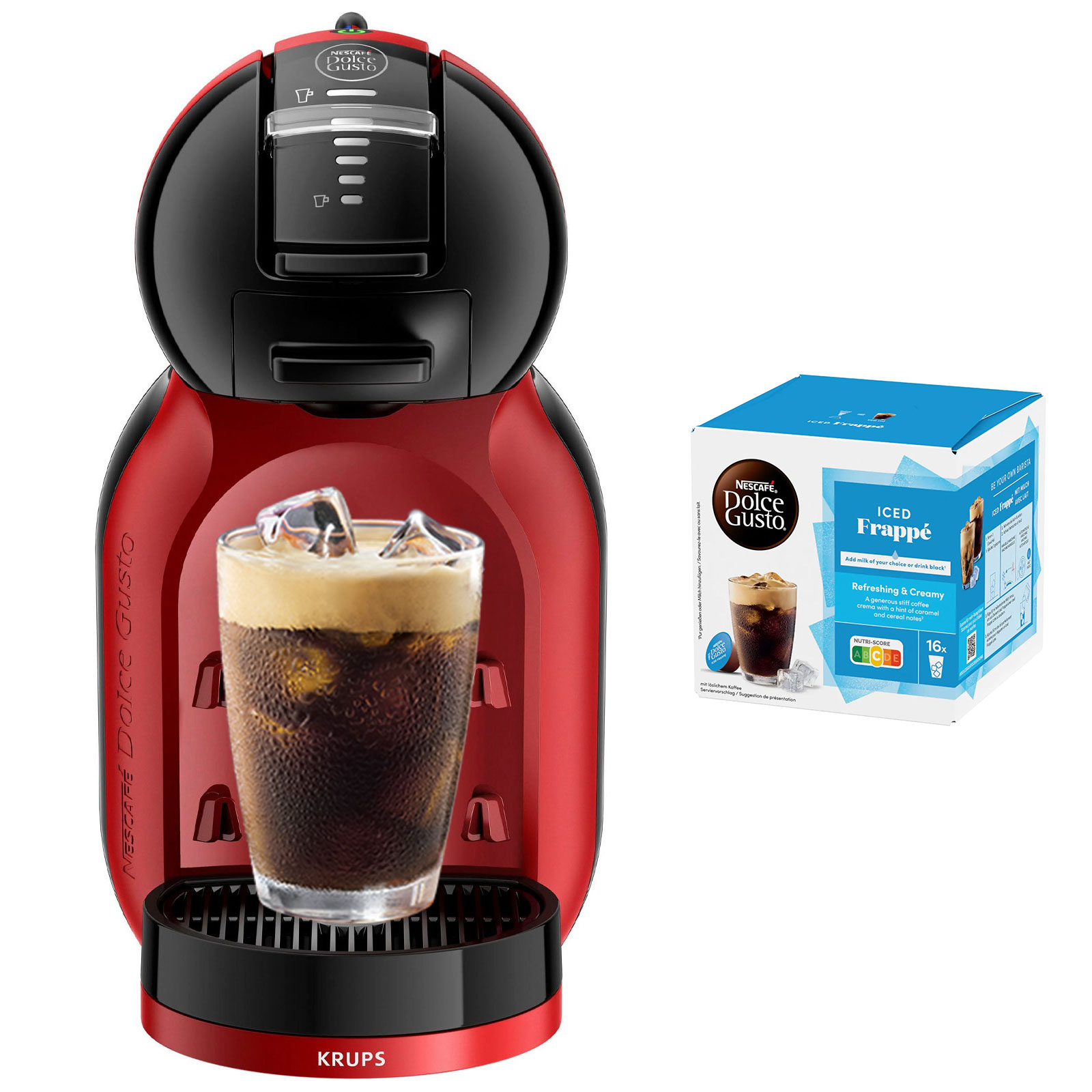 Krups KP123H.25 NESCAFÉ DOLCE GUSTO MINI ME inkl.x  Iced Frappe