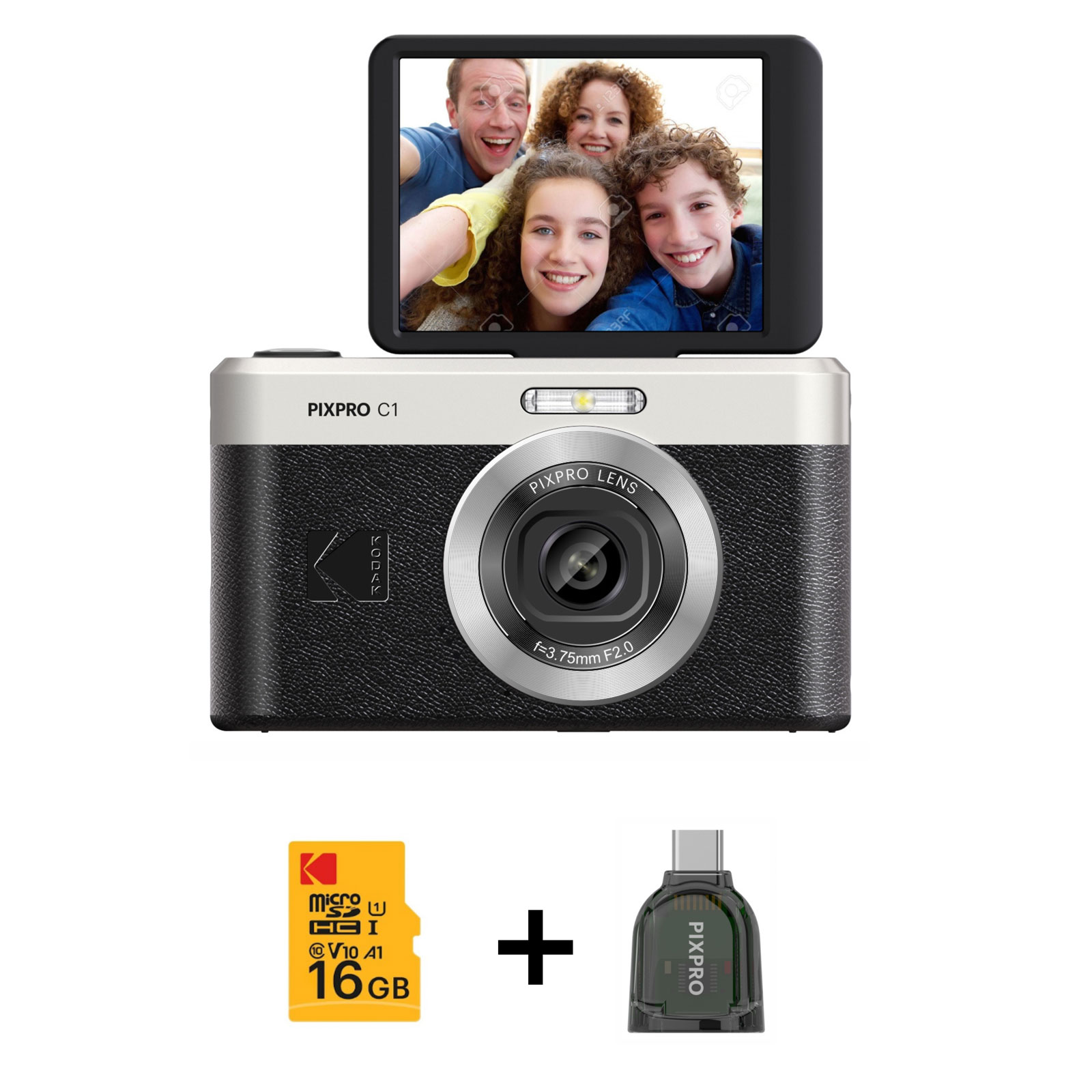 Kodak Pixpro C1 schwarz Kit