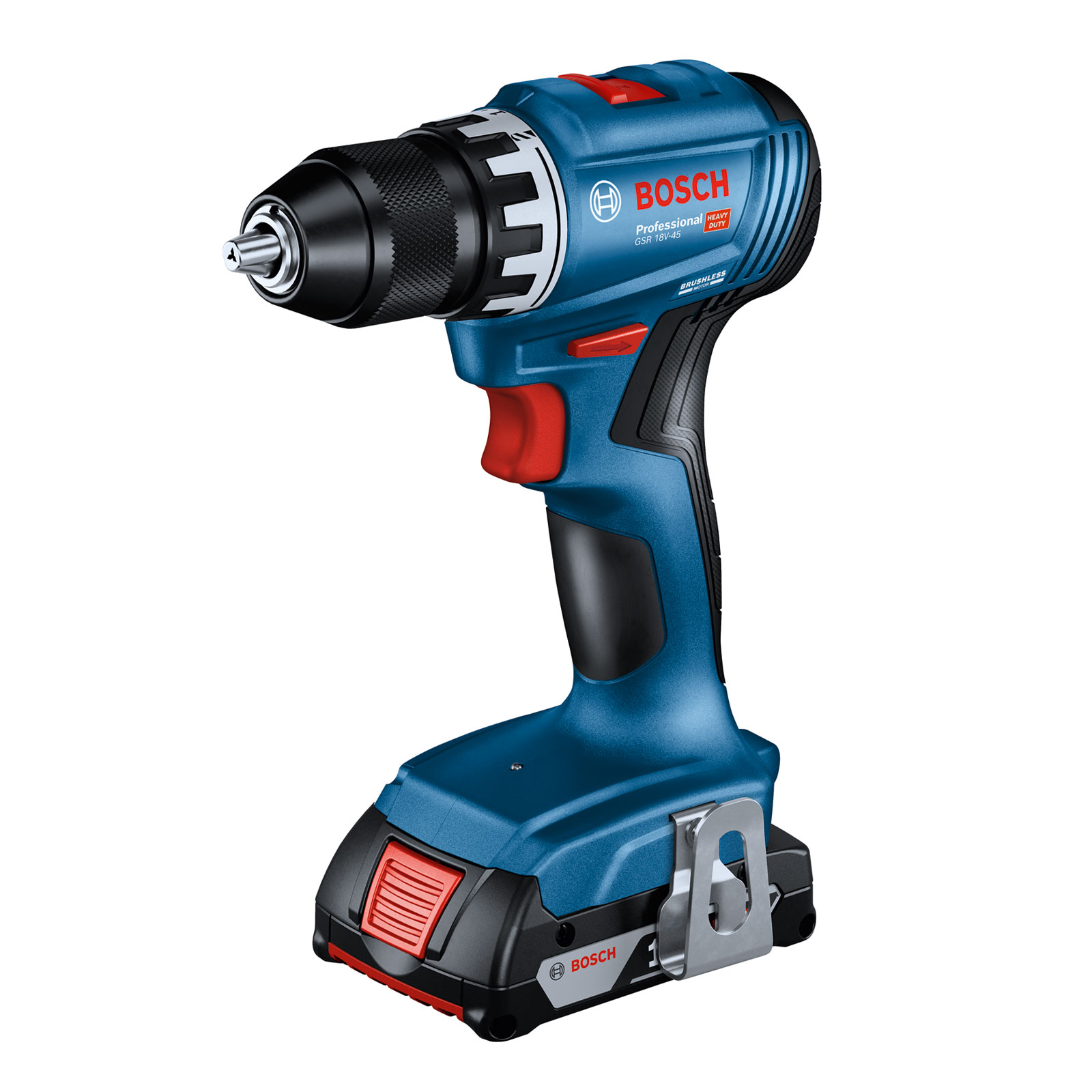 Bosch Professional PB_ON GSR 18V-45 2x2,0Ah; L-Case