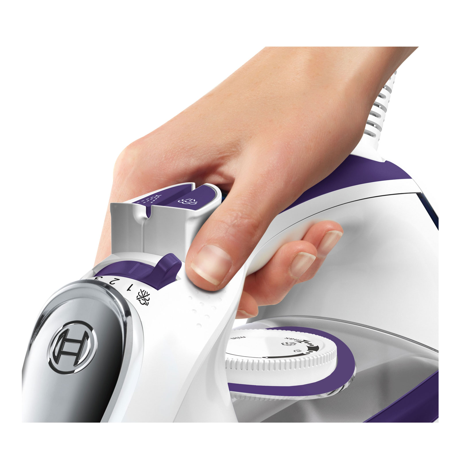 Bosch TDA5028020 Dampfbügeleisen Cera-Glissée 2800 W  weiß/dunkelviolett