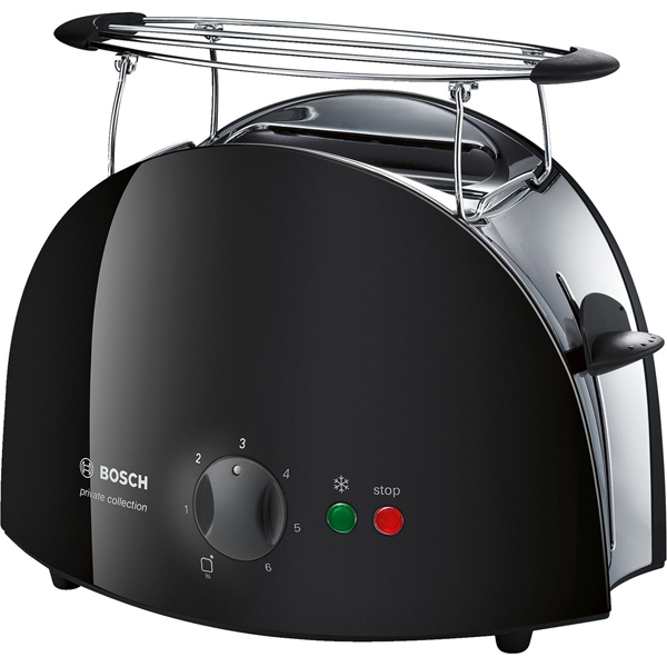 Bosch TAT6313 Kompakt Toaster schwarz