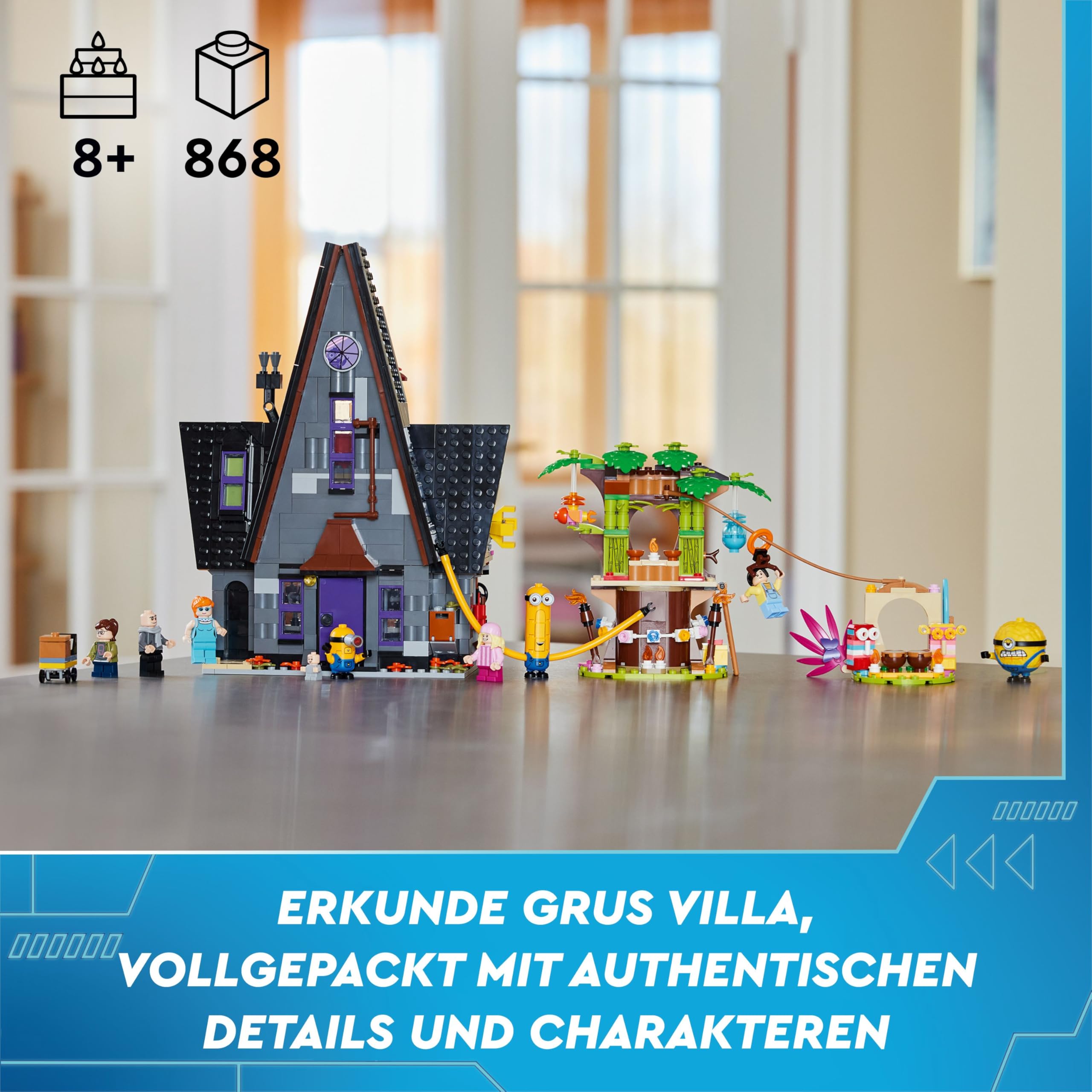 LEGO Ich – Einfach unverbesserlich 4 Familienvilla von Gru und den Minions 75583