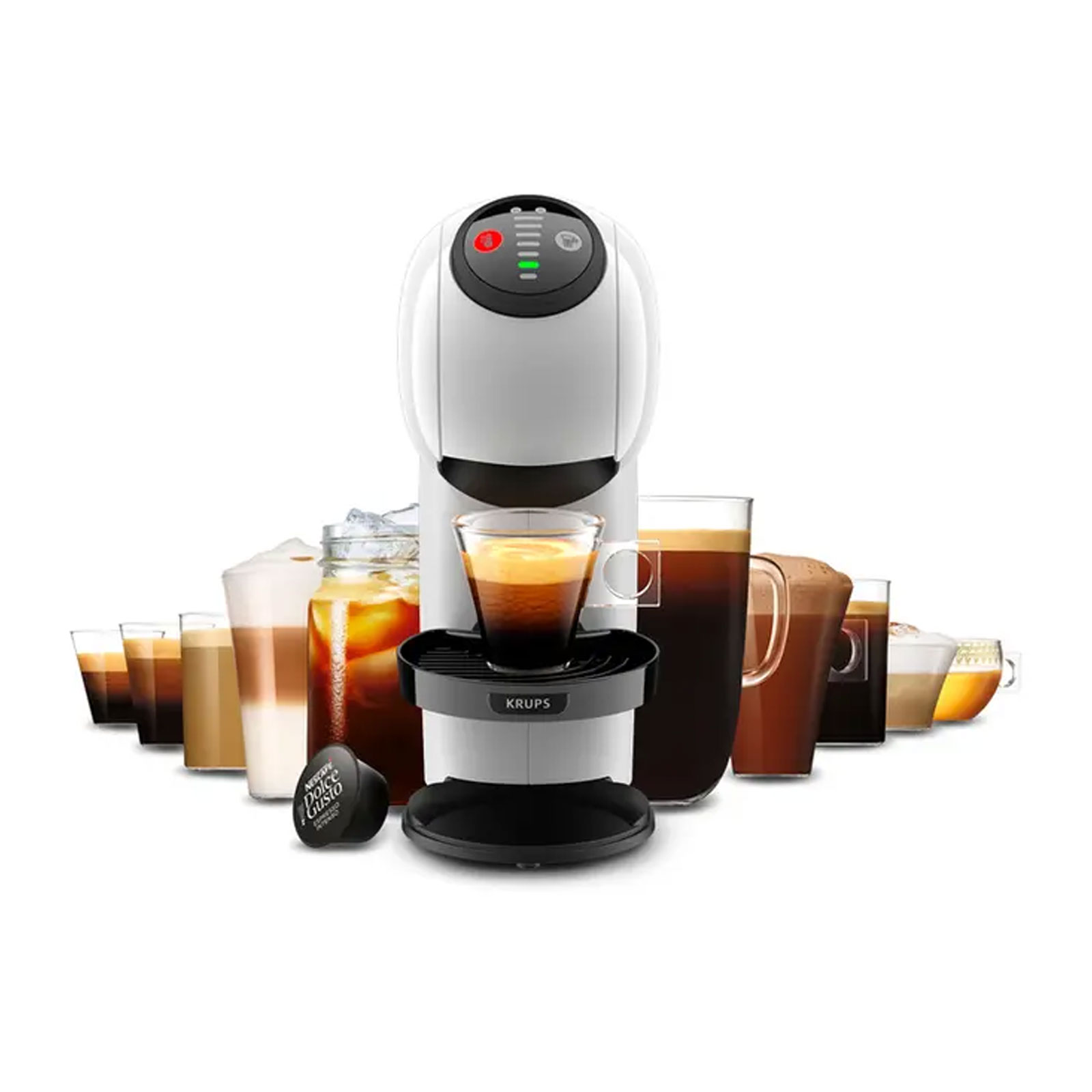 KRUPS KP2431.23 NDG Genio S inkl. Iced Frappe 16 Kapseln