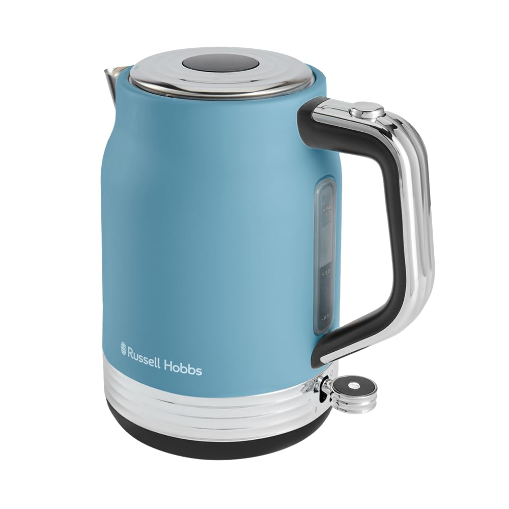Russell Hobbs Hanley Wasserkocher (1,7 Liter, 2400 Watt, Edelstahl)