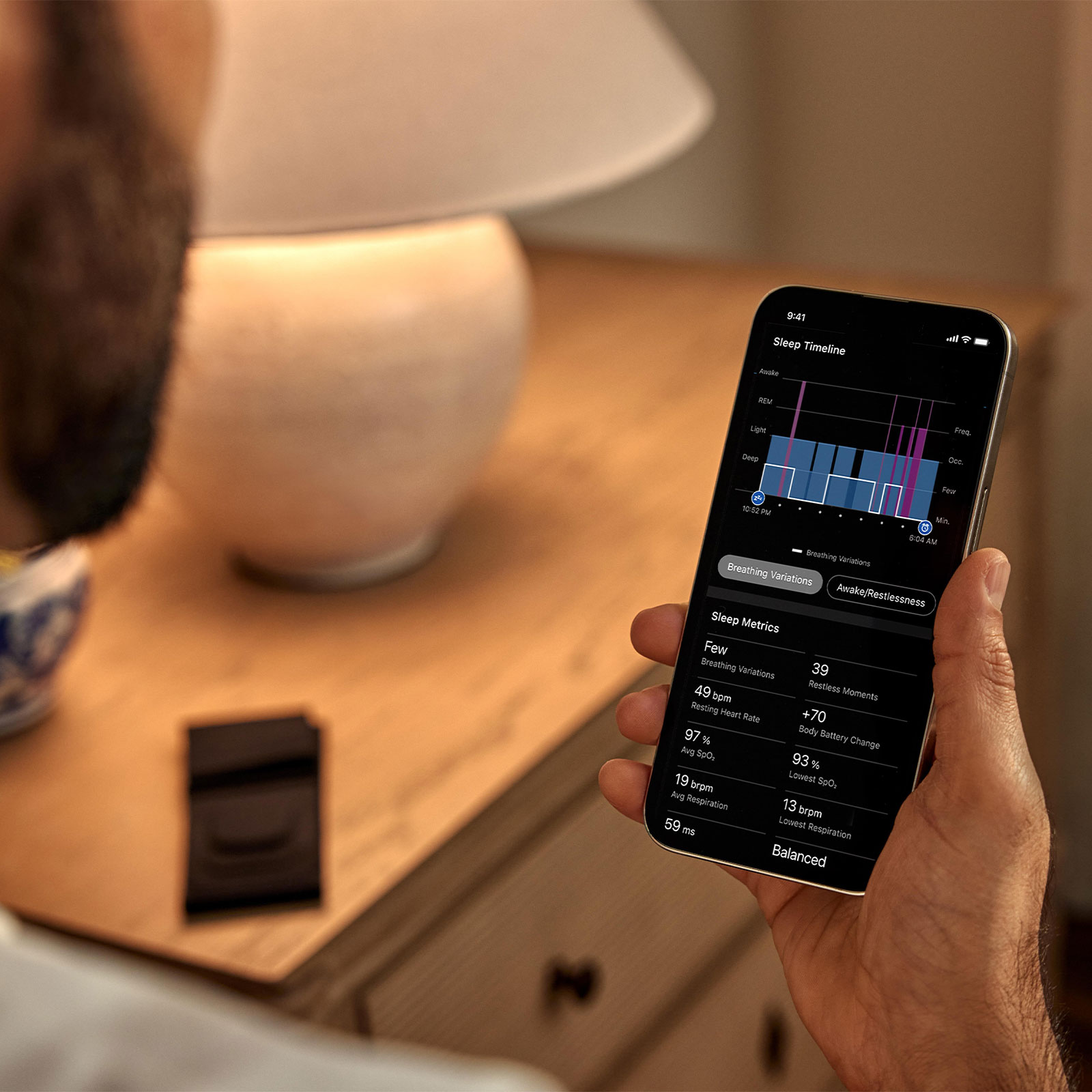 Garmin Index Sleep Monitor Größe: S/M