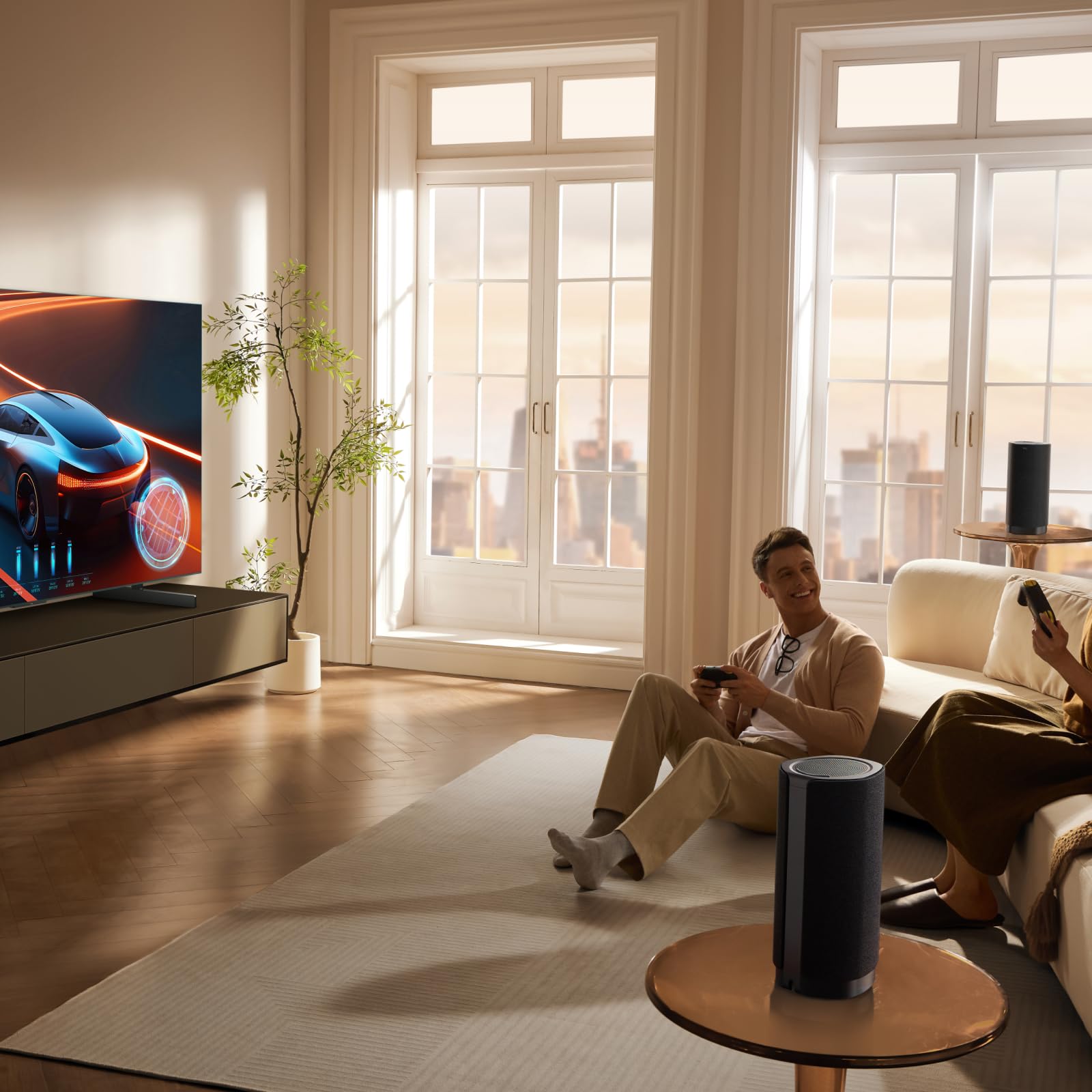 TCL Z100 Kabelloser Subwoofer für Immersiven 3D Heimkino-Sound