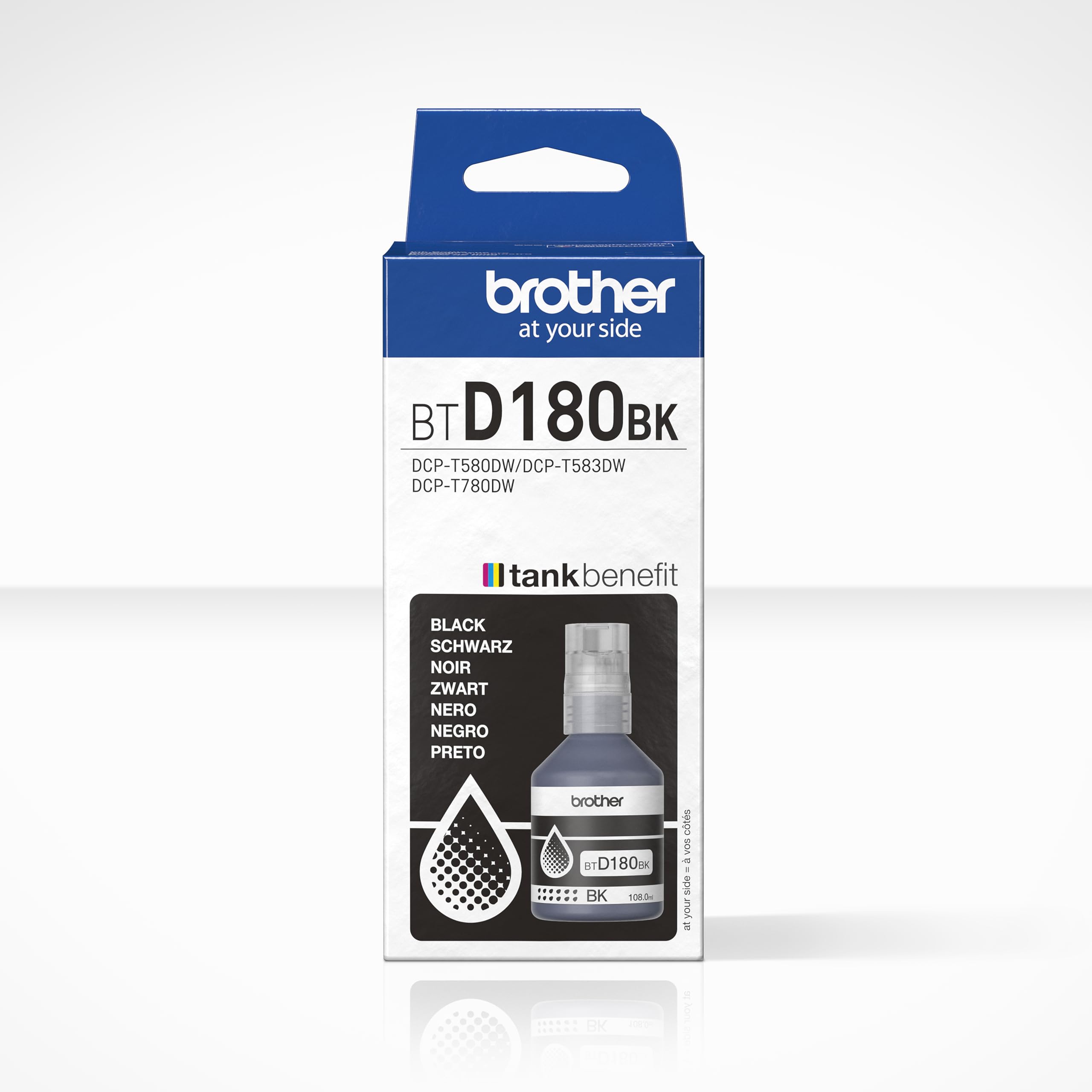 Brother Tintenflasche BTD180BK