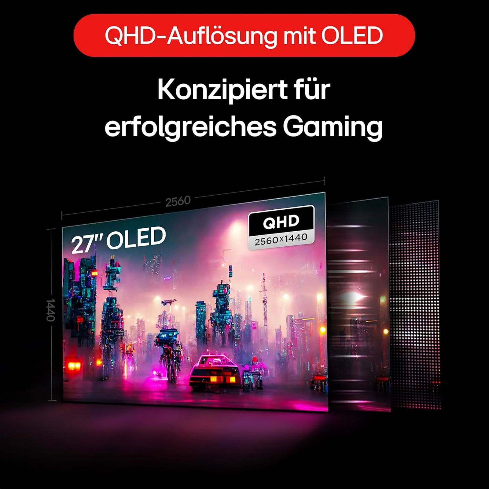 LG Electronics 27GS95QX-B.AEU UltraGear™ Gaming OLED-Monitor