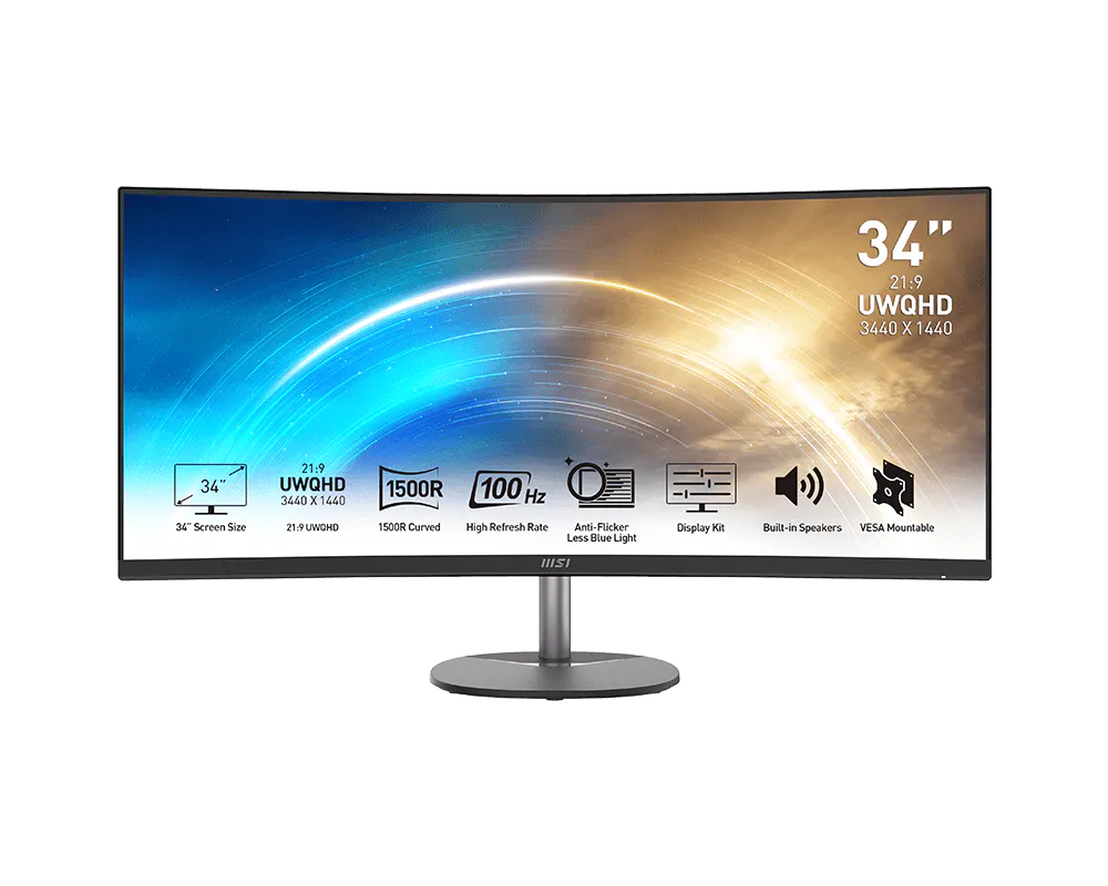 MSI PRO MP341CQDE Monitor
