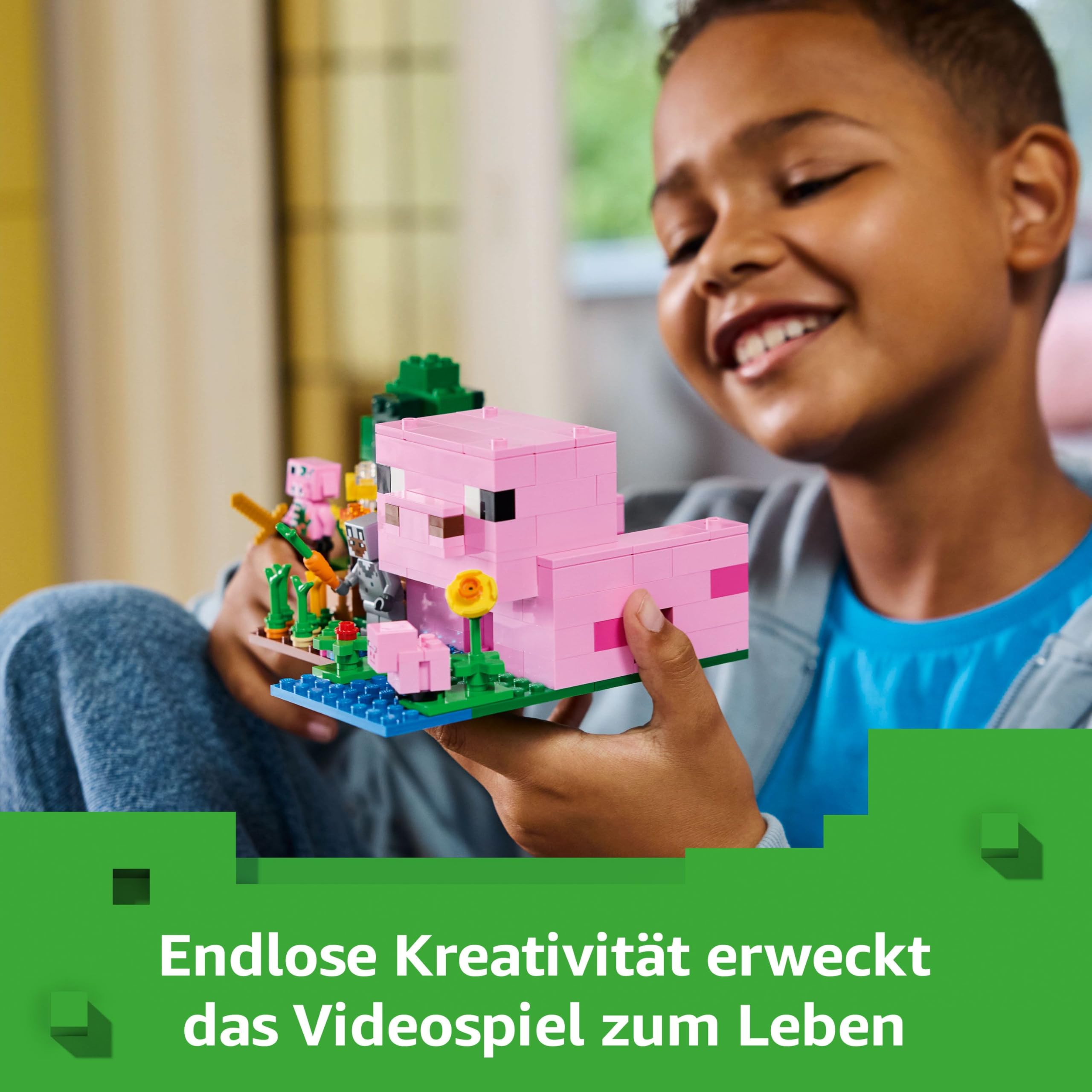 LEGO Minecraft Das Babyschwein-Haus 21268