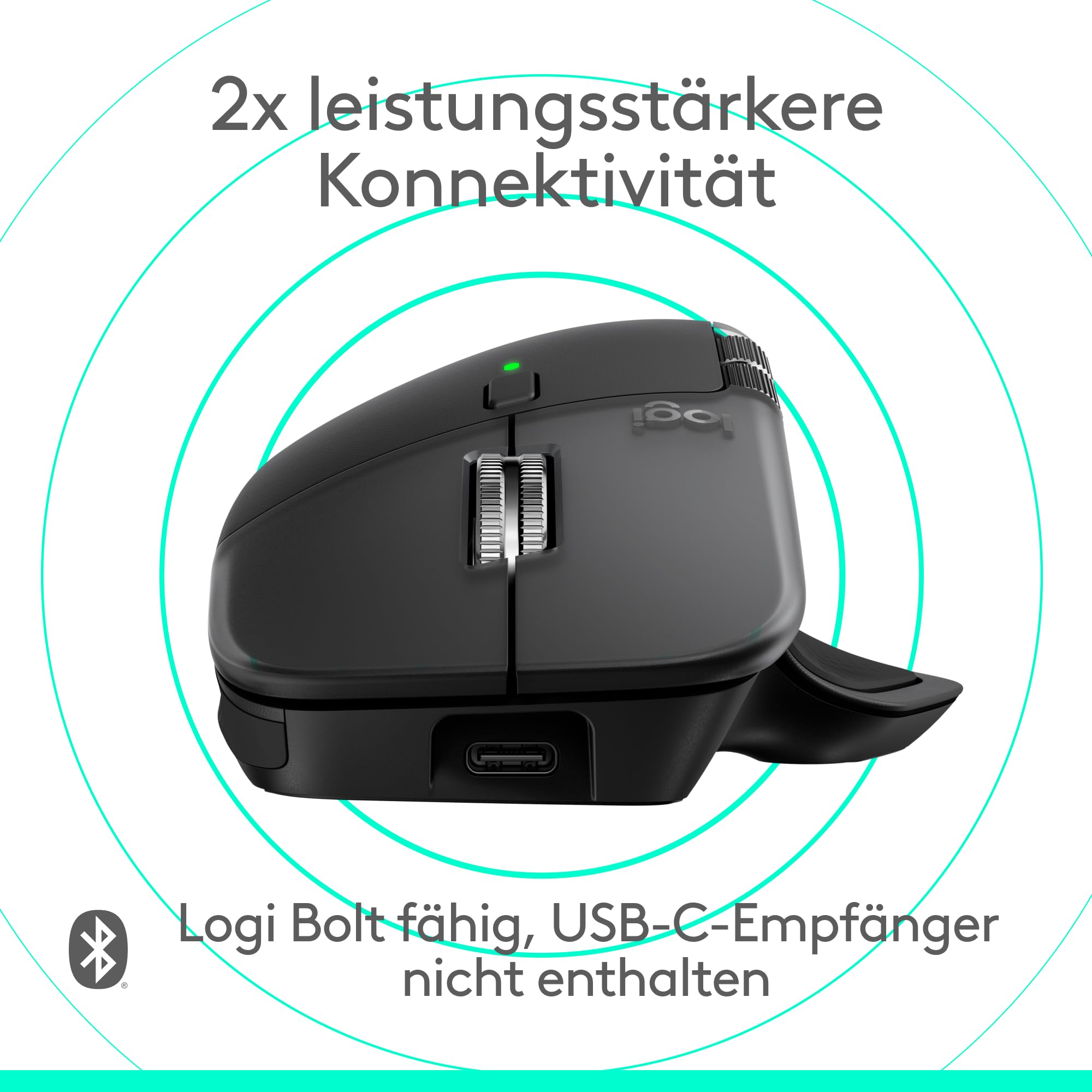 Logitech MX Master 4 for Mac, ergonomische Bluetooth-Maus