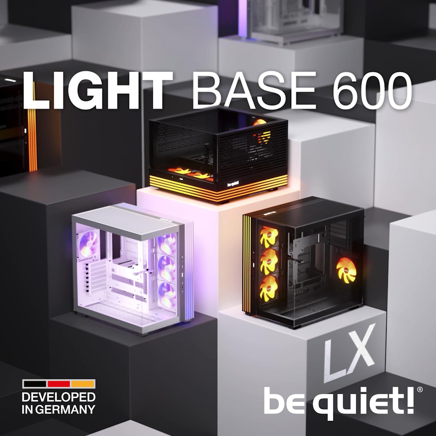be quiet! Light Base 600 DX White PC-Gehäuse