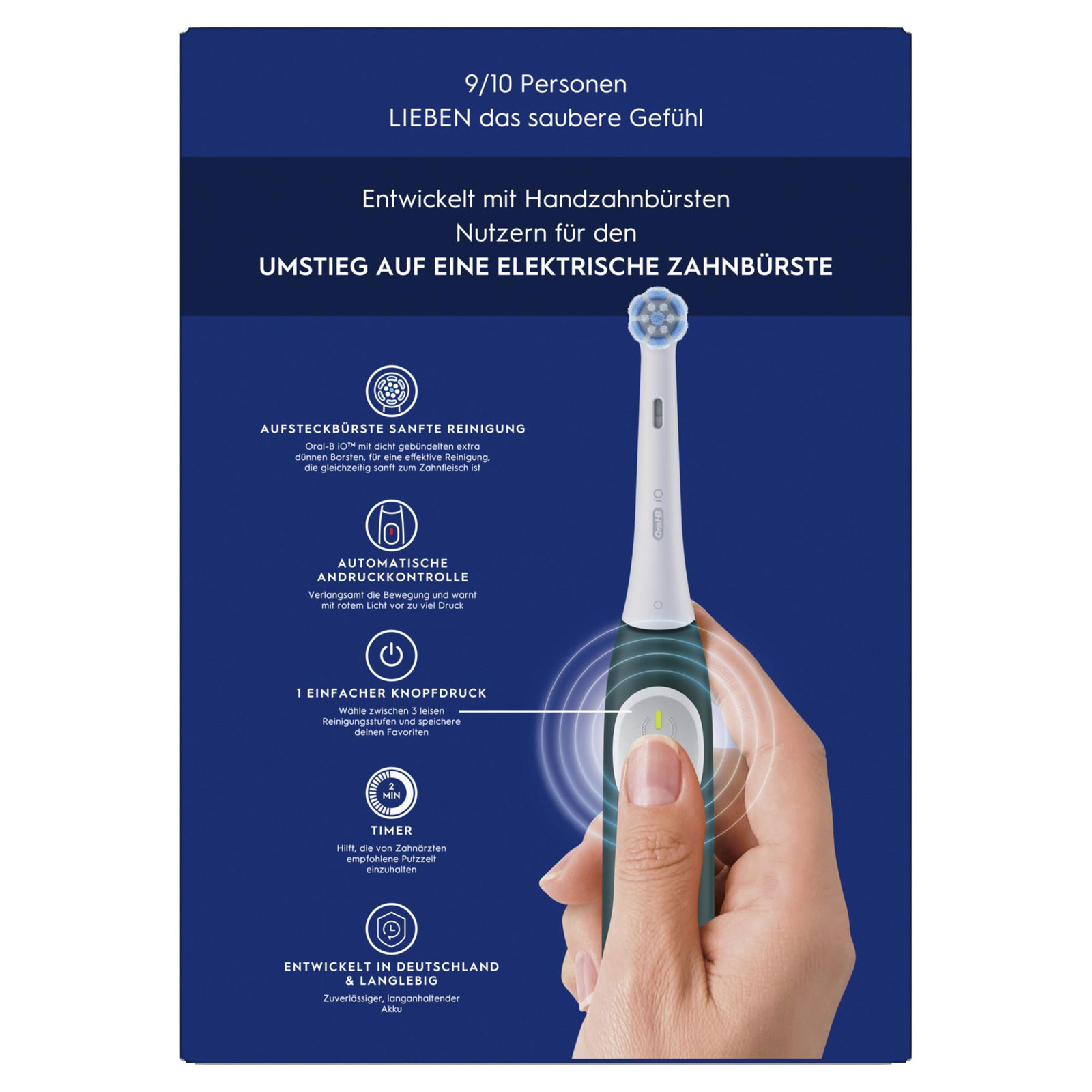 Oral-B iO Series 2 Forest Green Zahnbürste Oral-B iO Series 2 Forest Green Zahnbürste