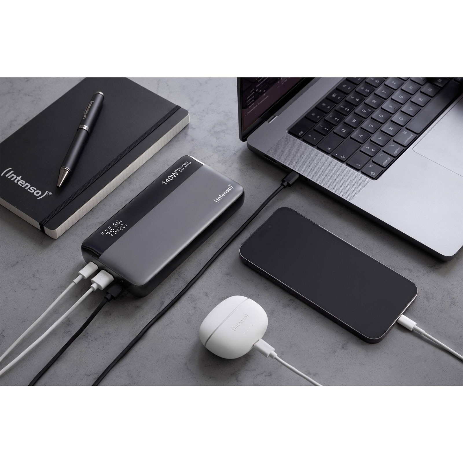 INT POWERBANK HE25000 PD3.0 GY INT POWERBANK HE25000 PD3.0 GY